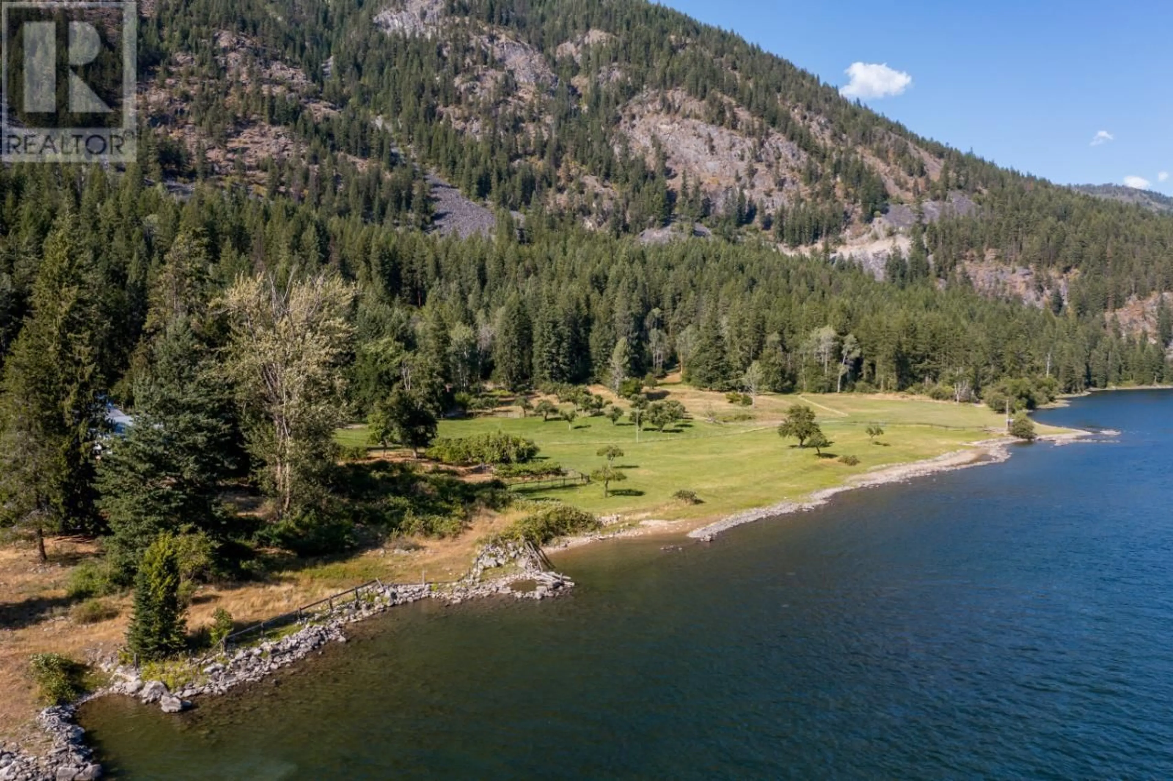 A pic from outside/outdoor area/front of a property/back of a property/a pic from drone, water/lake/river/ocean view for 6302 MARSDEN ROAD, Nelson British Columbia V1L6X9