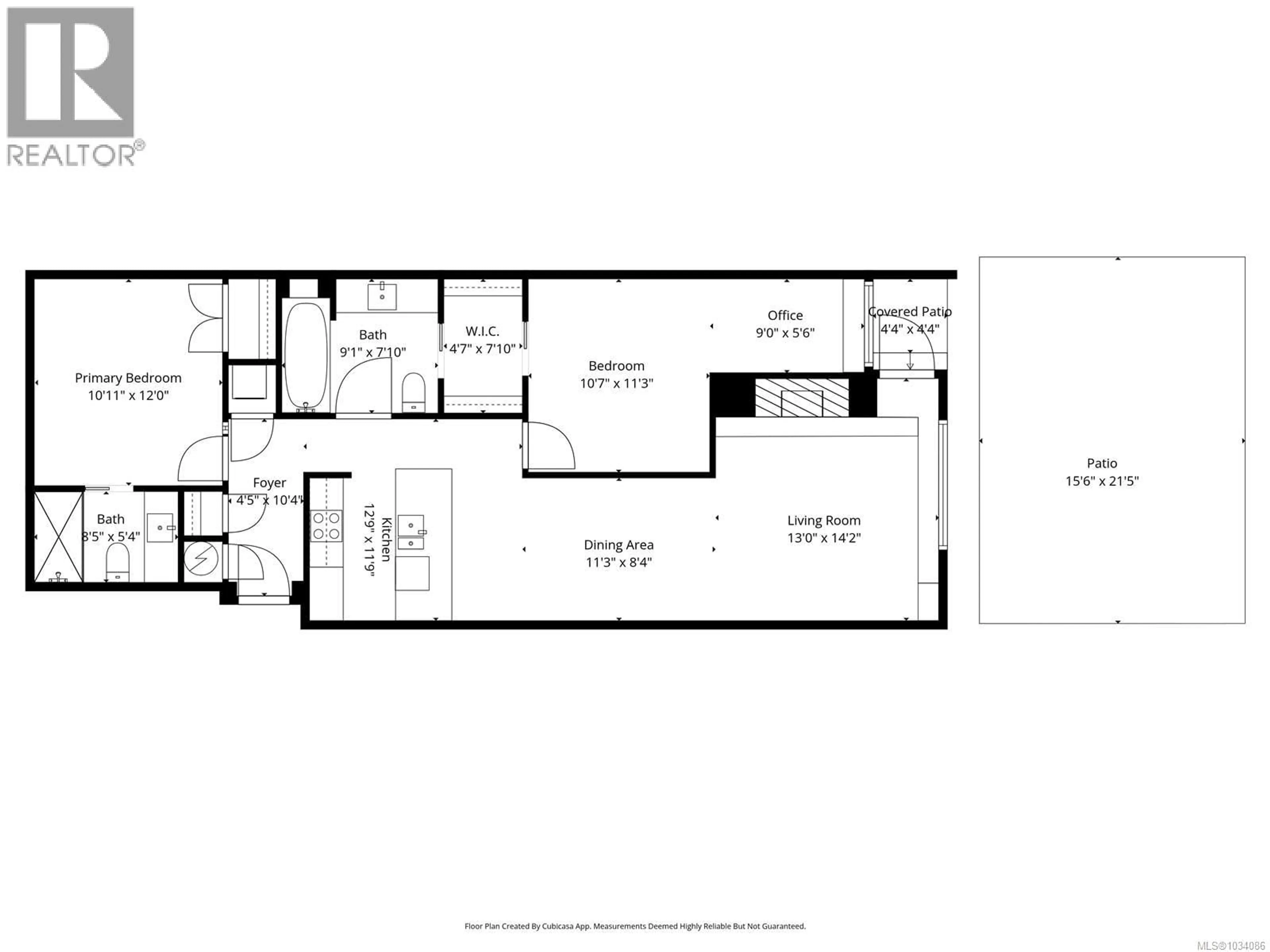 Floor plan for 101 - 368 MAIN STREET, Tofino British Columbia V0R2Z0