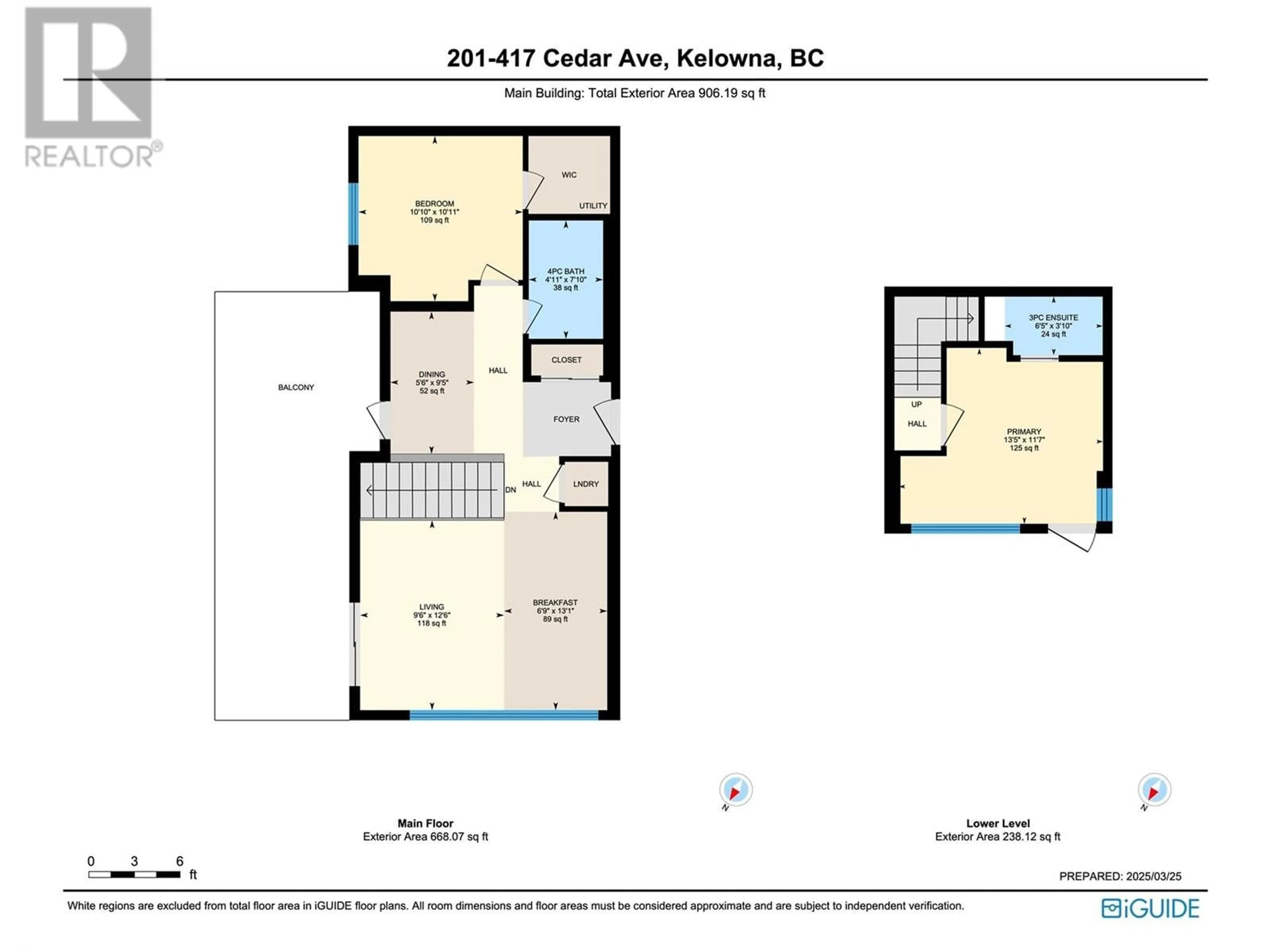 Floor plan for 201 - 417 CEDAR AVENUE, Kelowna British Columbia V1Y4X2