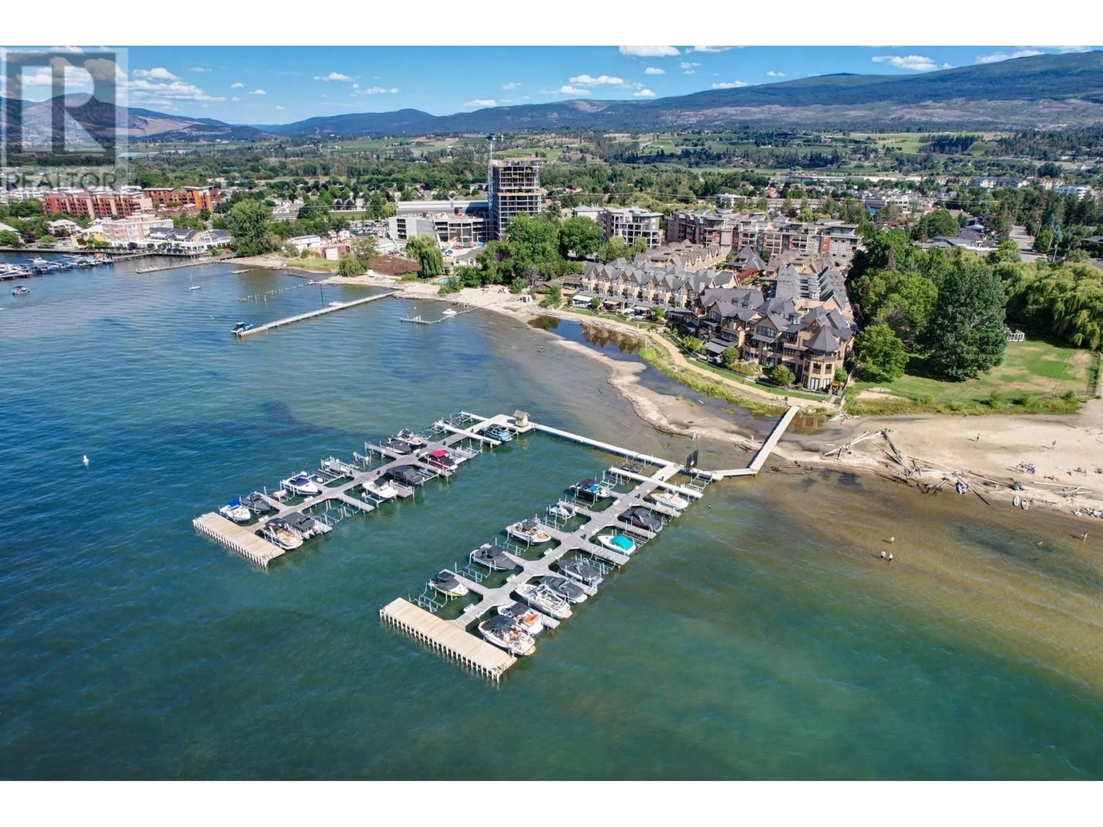 A pic from outside/outdoor area/front of a property/back of a property/a pic from drone, water/lake/river/ocean view for 525 - 3880 TRUSWELL ROAD, Kelowna British Columbia V1W5A2