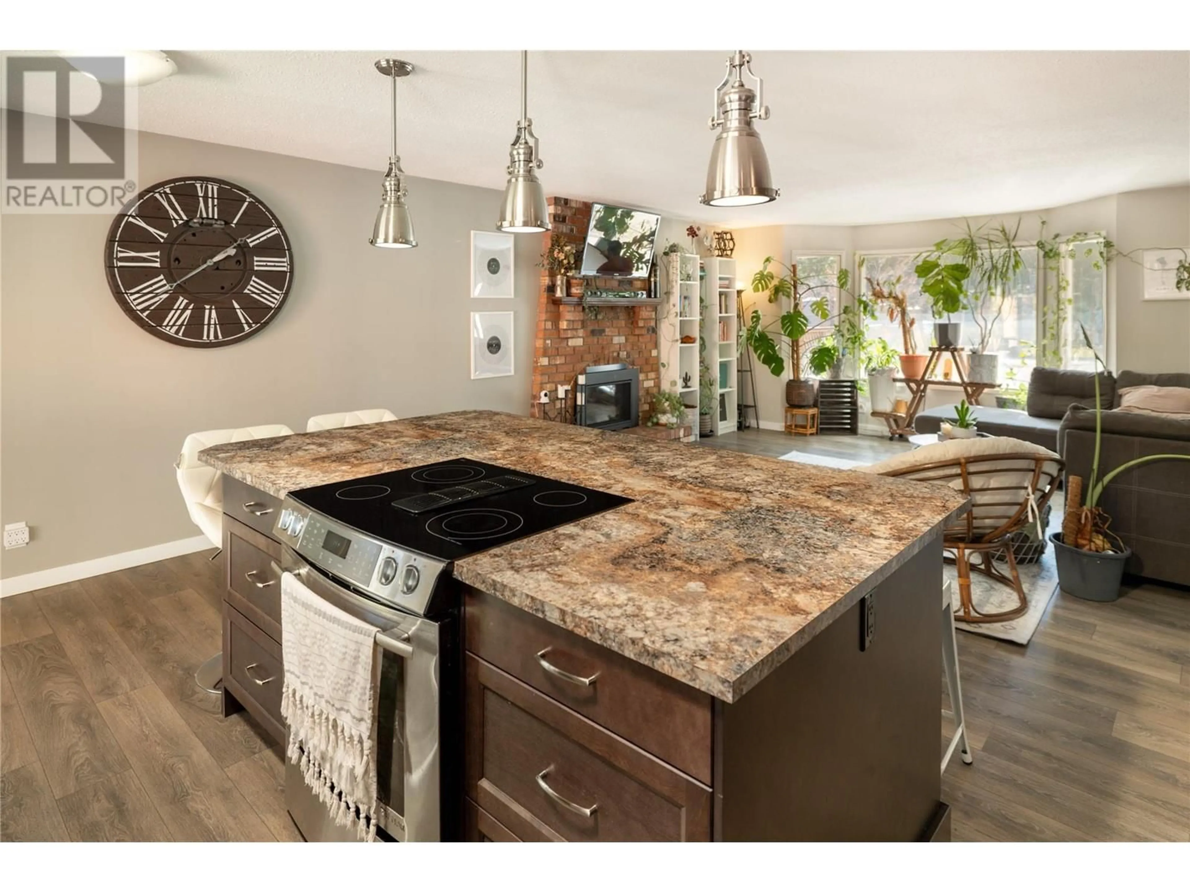 Open concept kitchen, ceramic/tile floor for 3451 MCTAGGART ROAD, West Kelowna British Columbia V4T1H7