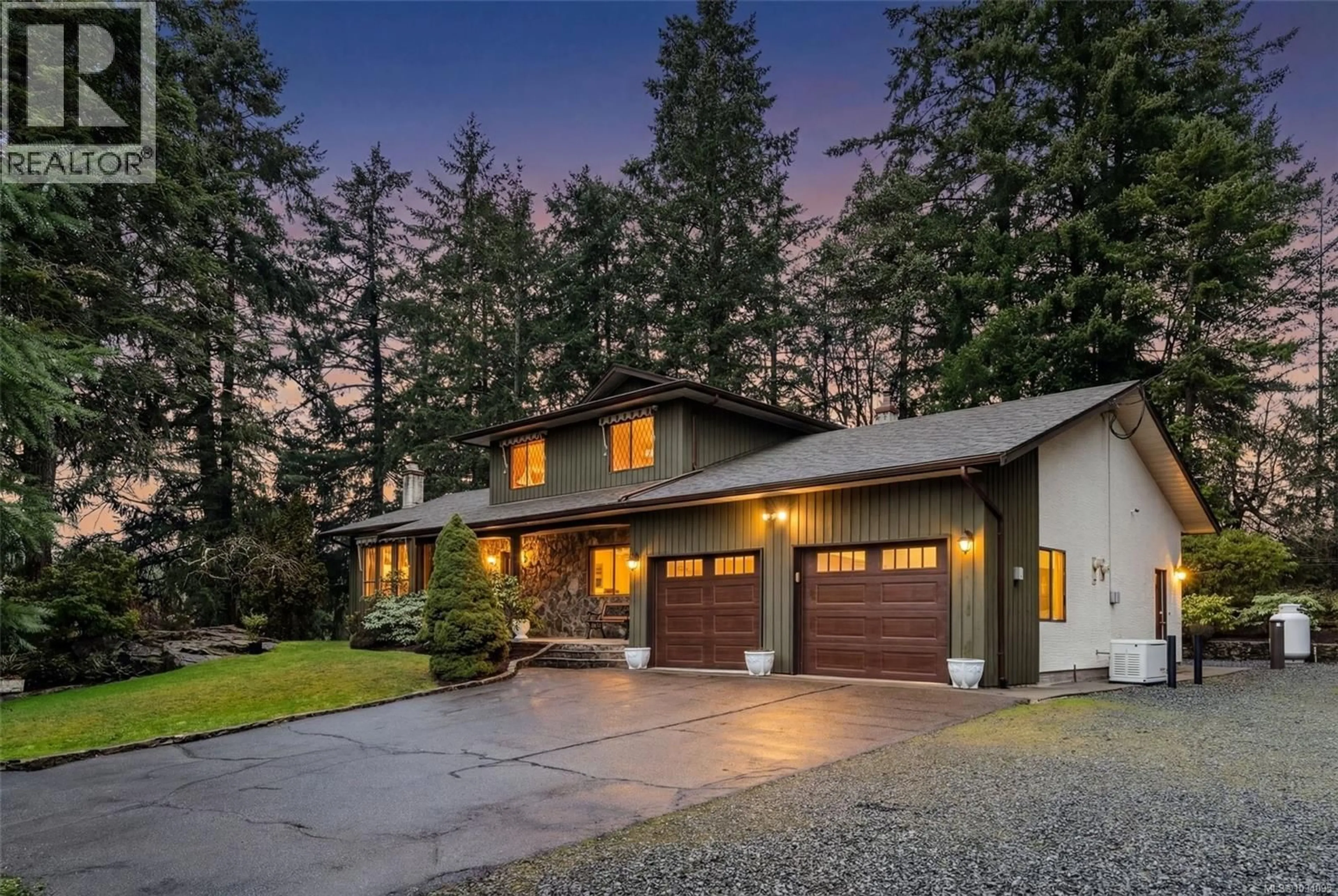 Home with vinyl exterior material, street for 4395 LIBERTO ROAD, Saanich British Columbia V9E2C4