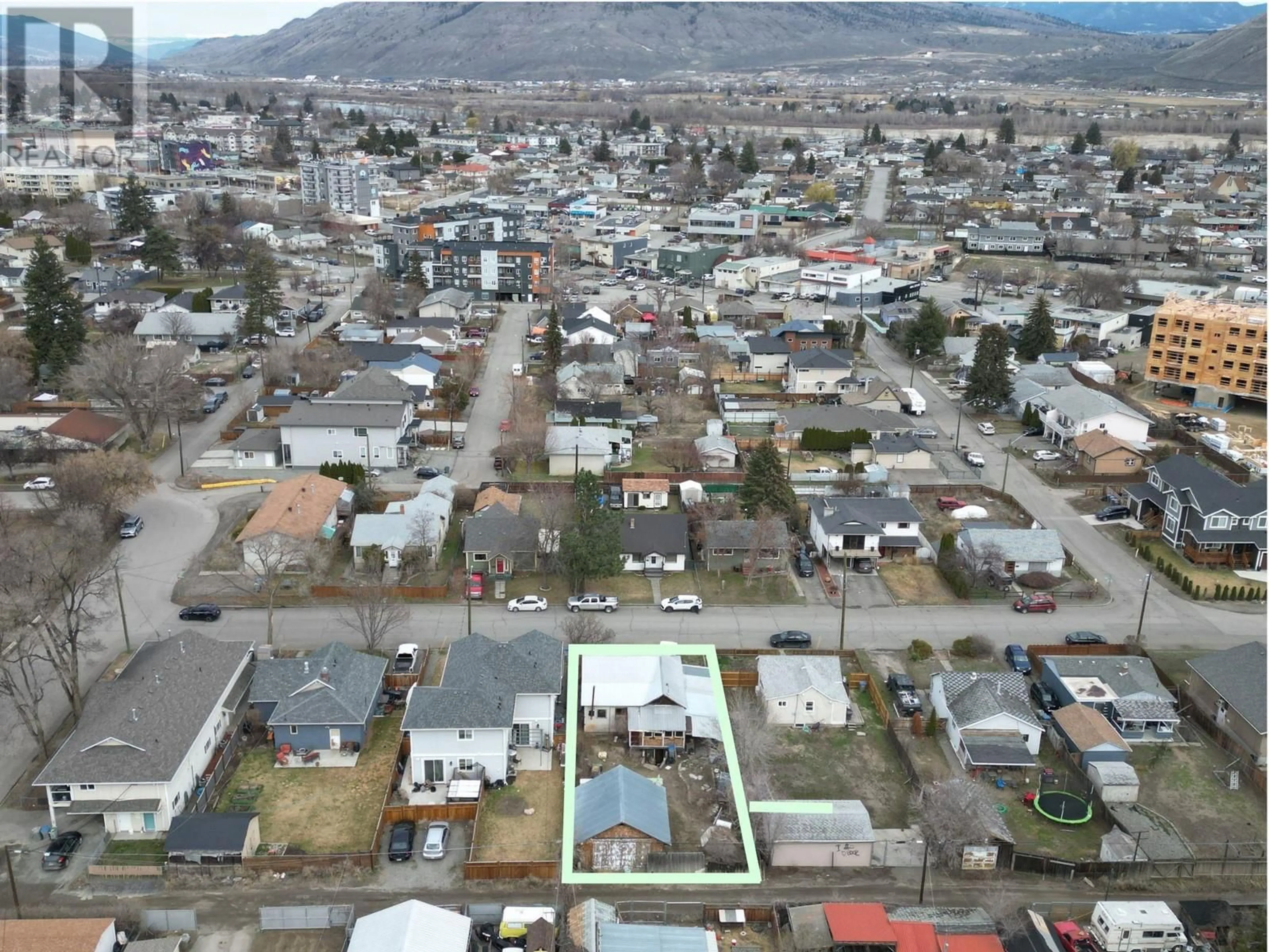 A pic from outside/outdoor area/front of a property/back of a property/a pic from drone, mountain view for 439 CAMPBELL AVENUE, Kamloops British Columbia V2B3R8