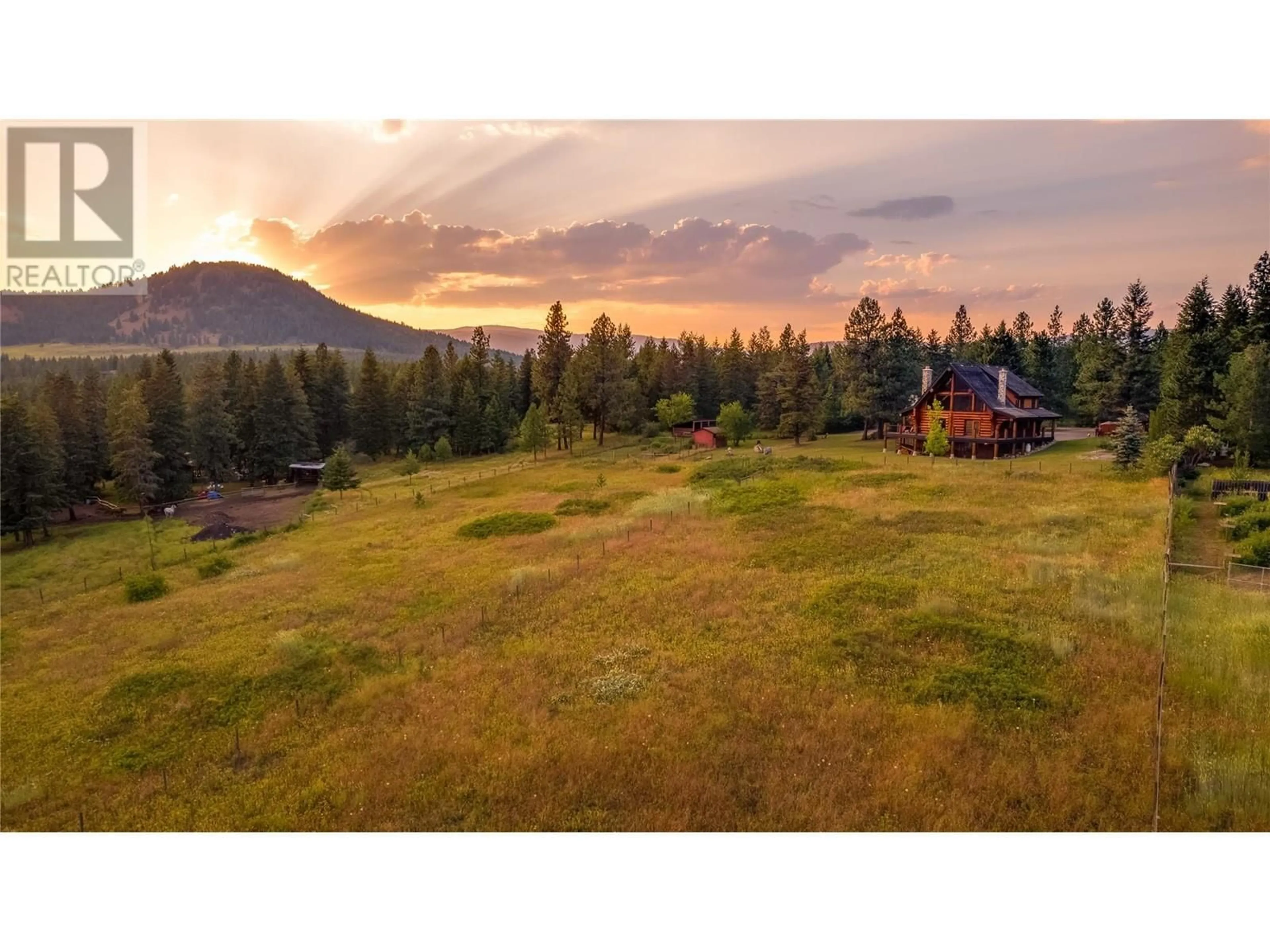 A pic from outside/outdoor area/front of a property/back of a property/a pic from drone, mountain view for 20 VALEVIEW ROAD, Lumby British Columbia V0E2G1