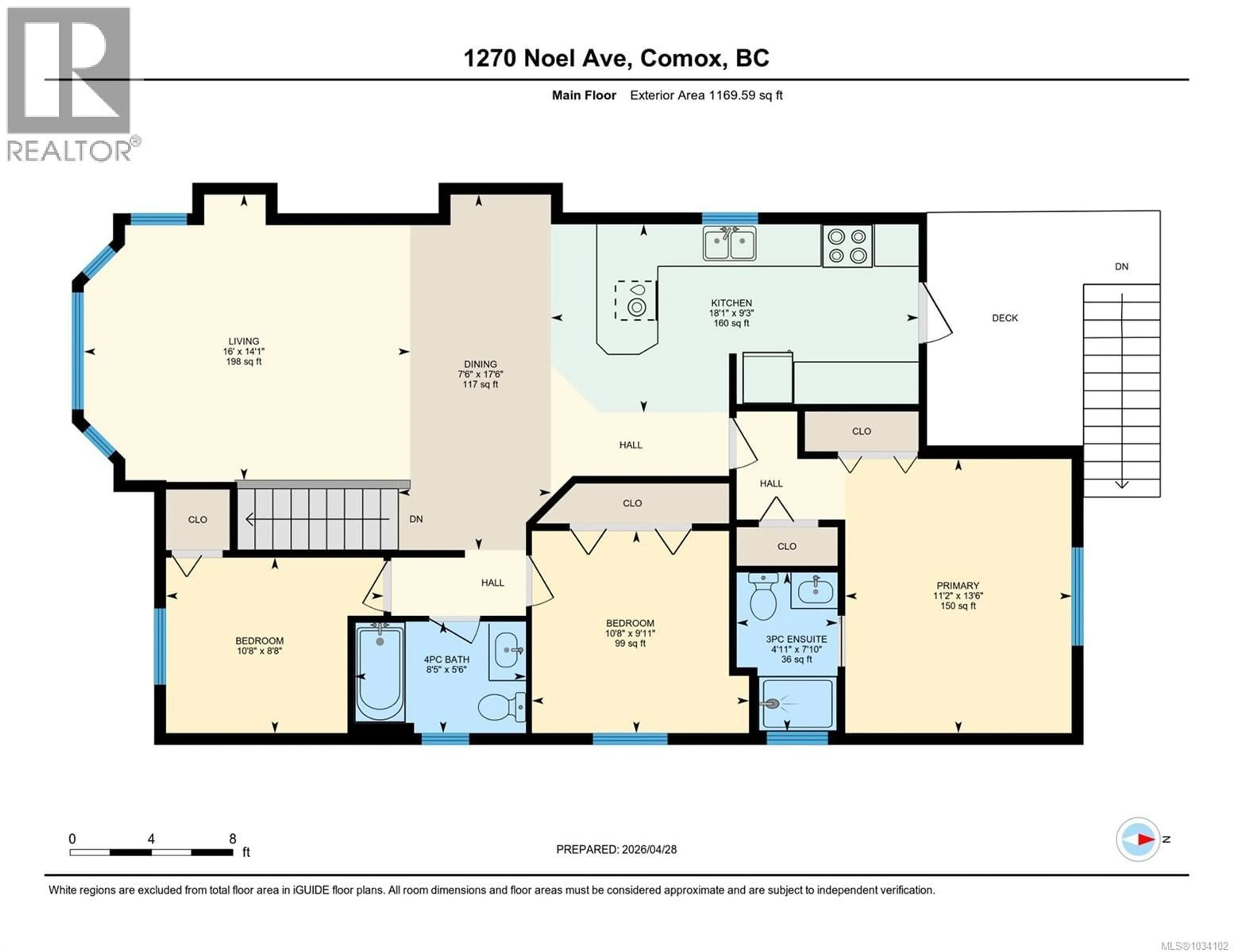 Floor plan for 1270 NOEL AVENUE, Comox British Columbia V9M4A3