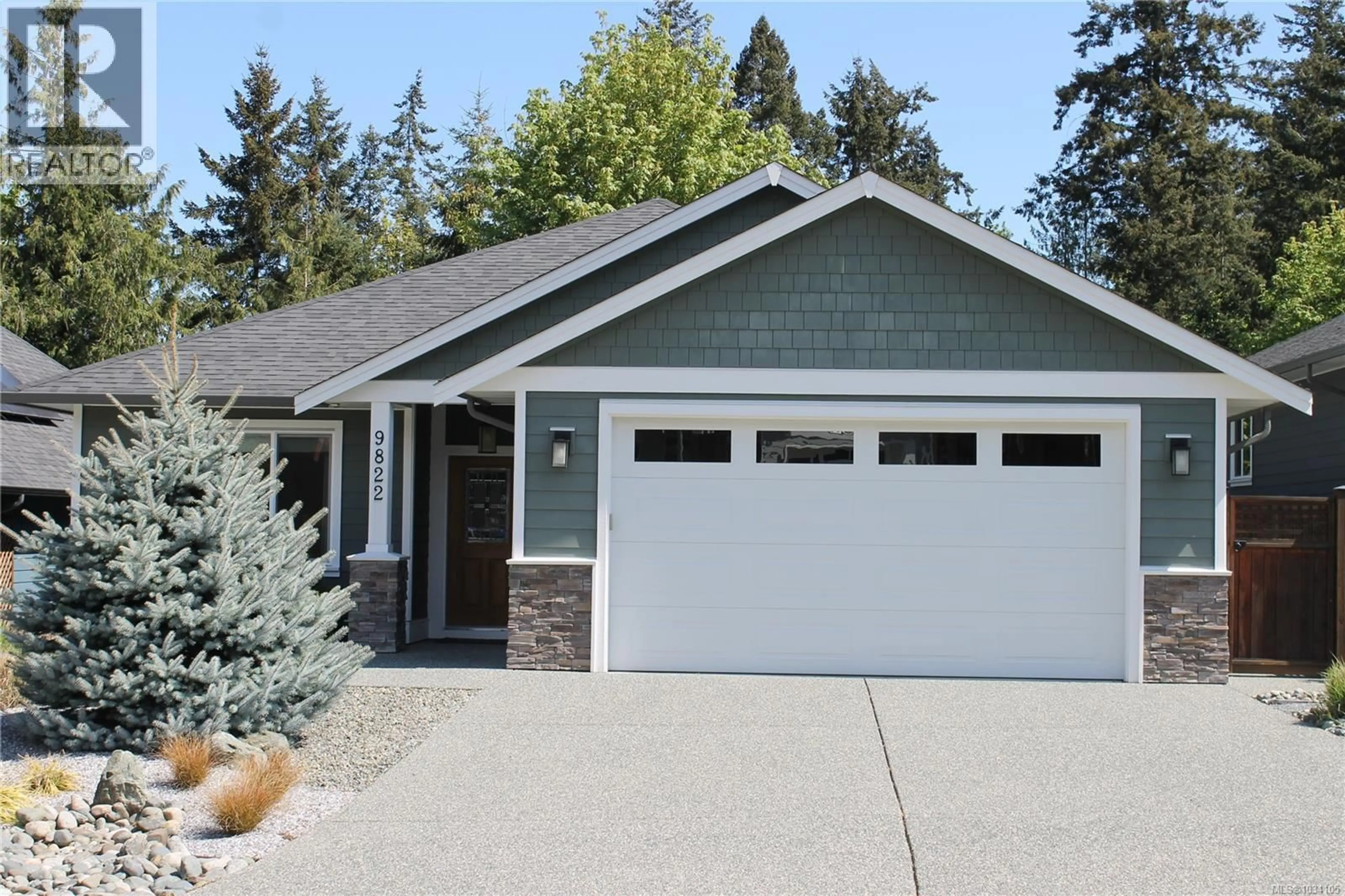 Home with vinyl exterior material, street for 9822 NAPIER PLACE, Chemainus British Columbia V0R1K2