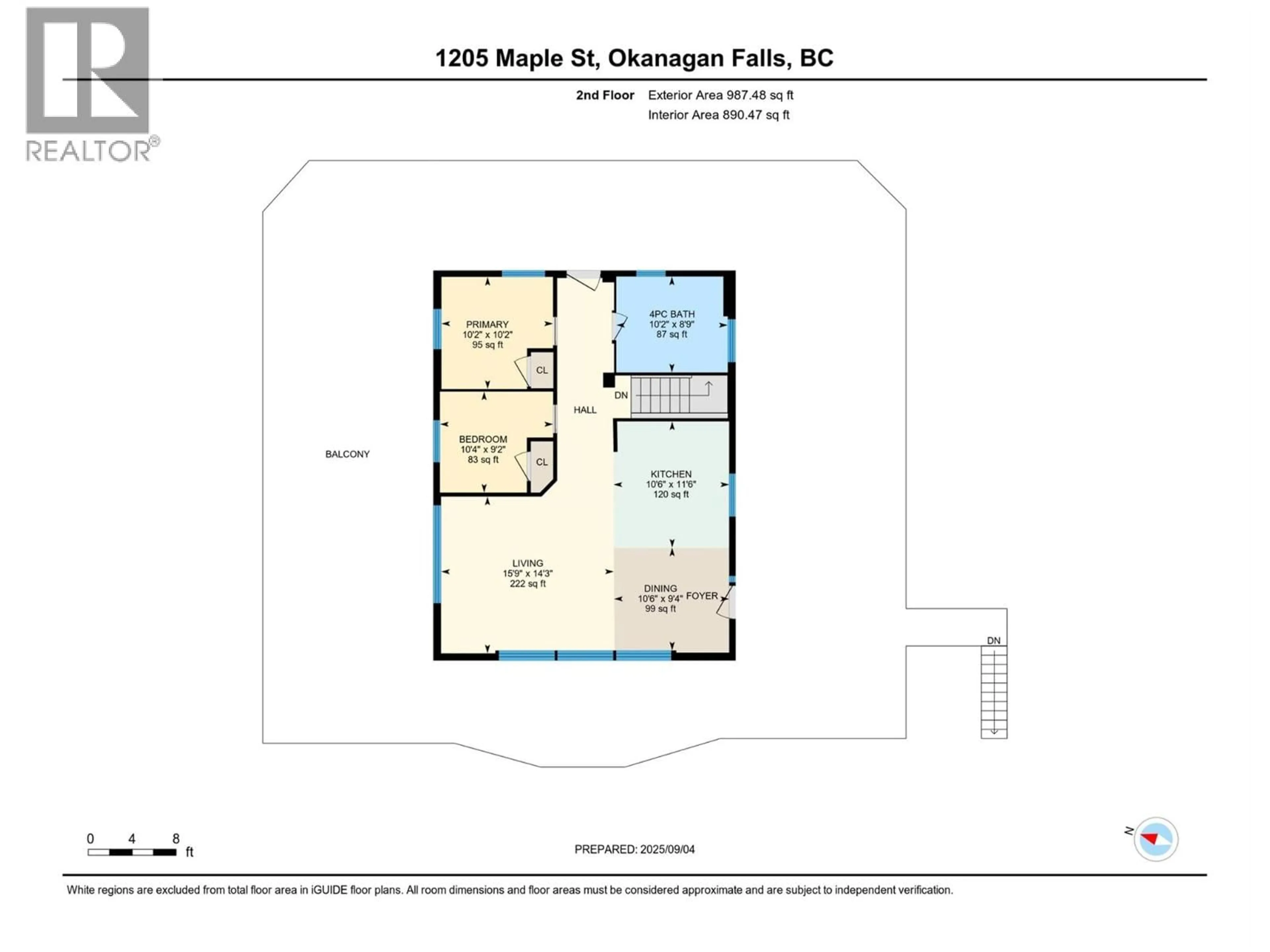 Floor plan for 1205 MAPLE STREET, Okanagan Falls British Columbia V0H1R2