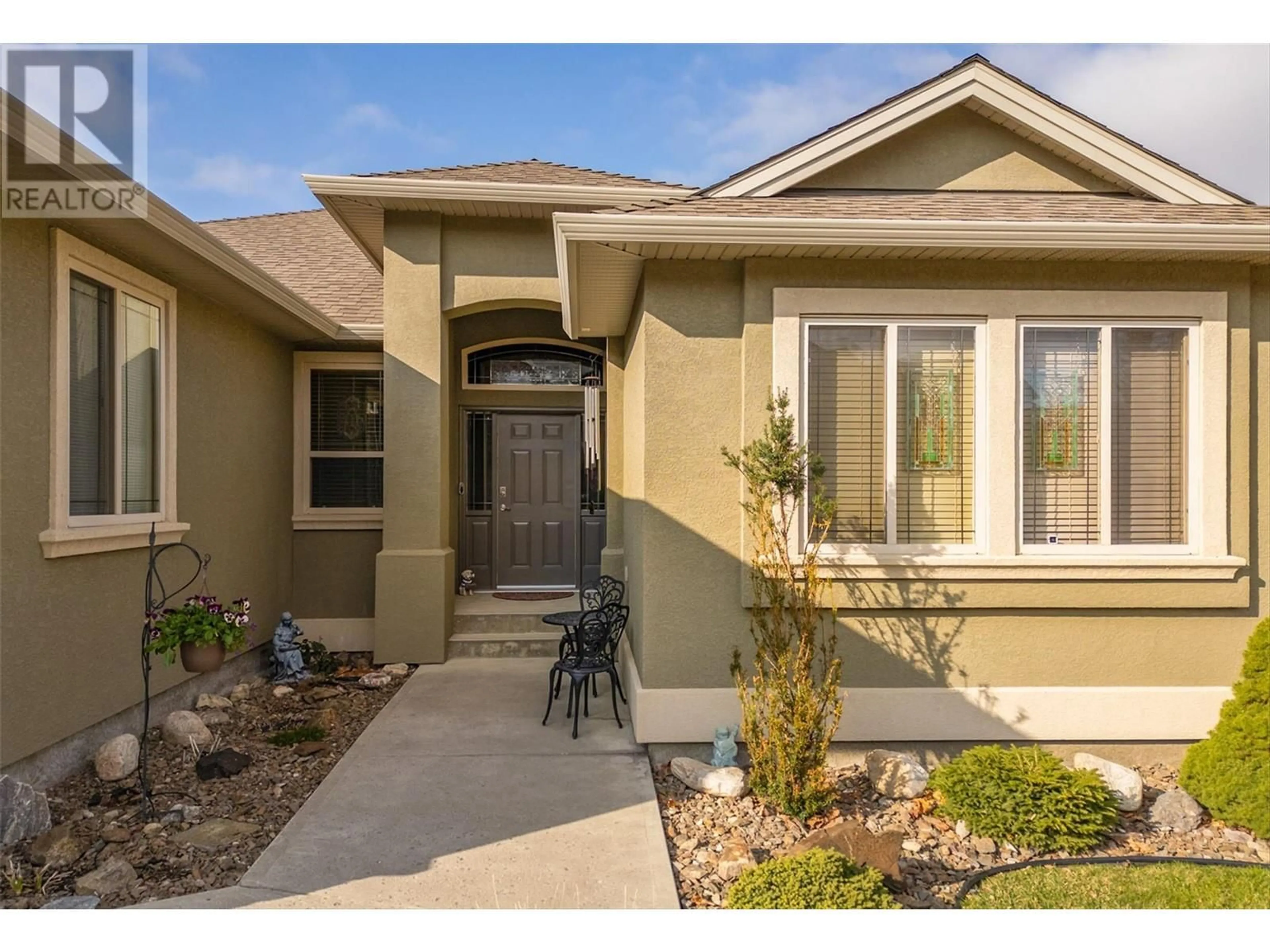 Home with vinyl exterior material, street for 2077 CORNERSTONE DRIVE, West Kelowna British Columbia V4T2S3