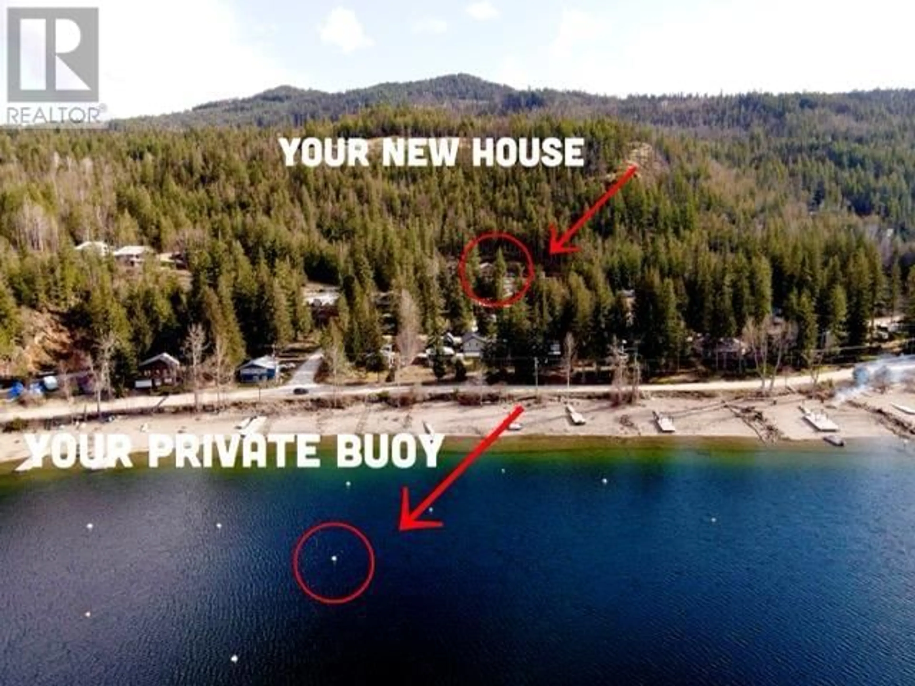 A pic from outside/outdoor area/front of a property/back of a property/a pic from drone, water/lake/river/ocean view for 3286 HURSTFIELD ROAD, Blind Bay British Columbia V0E1H1