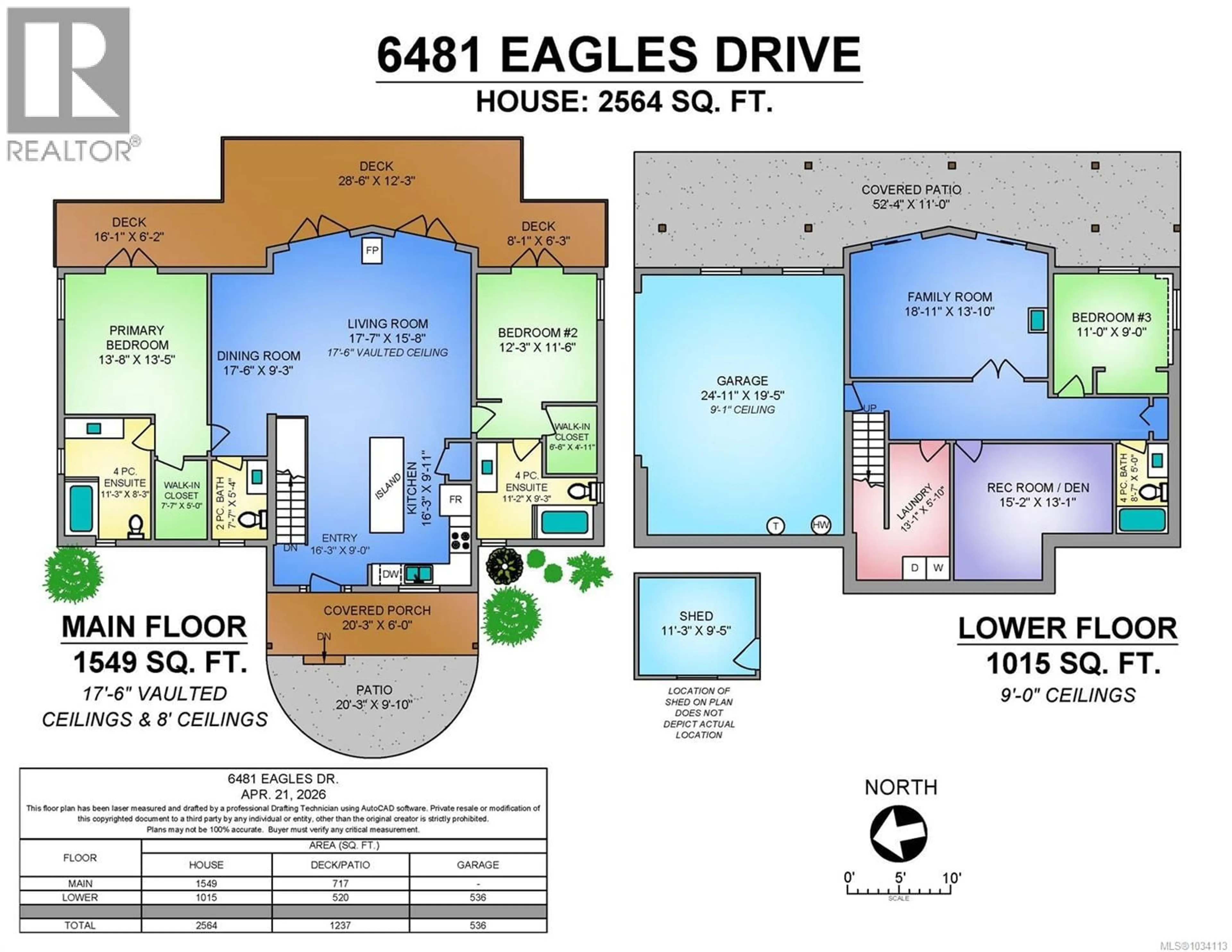 Floor plan for 6481 EAGLES DRIVE, Courtenay British Columbia V9J1V4