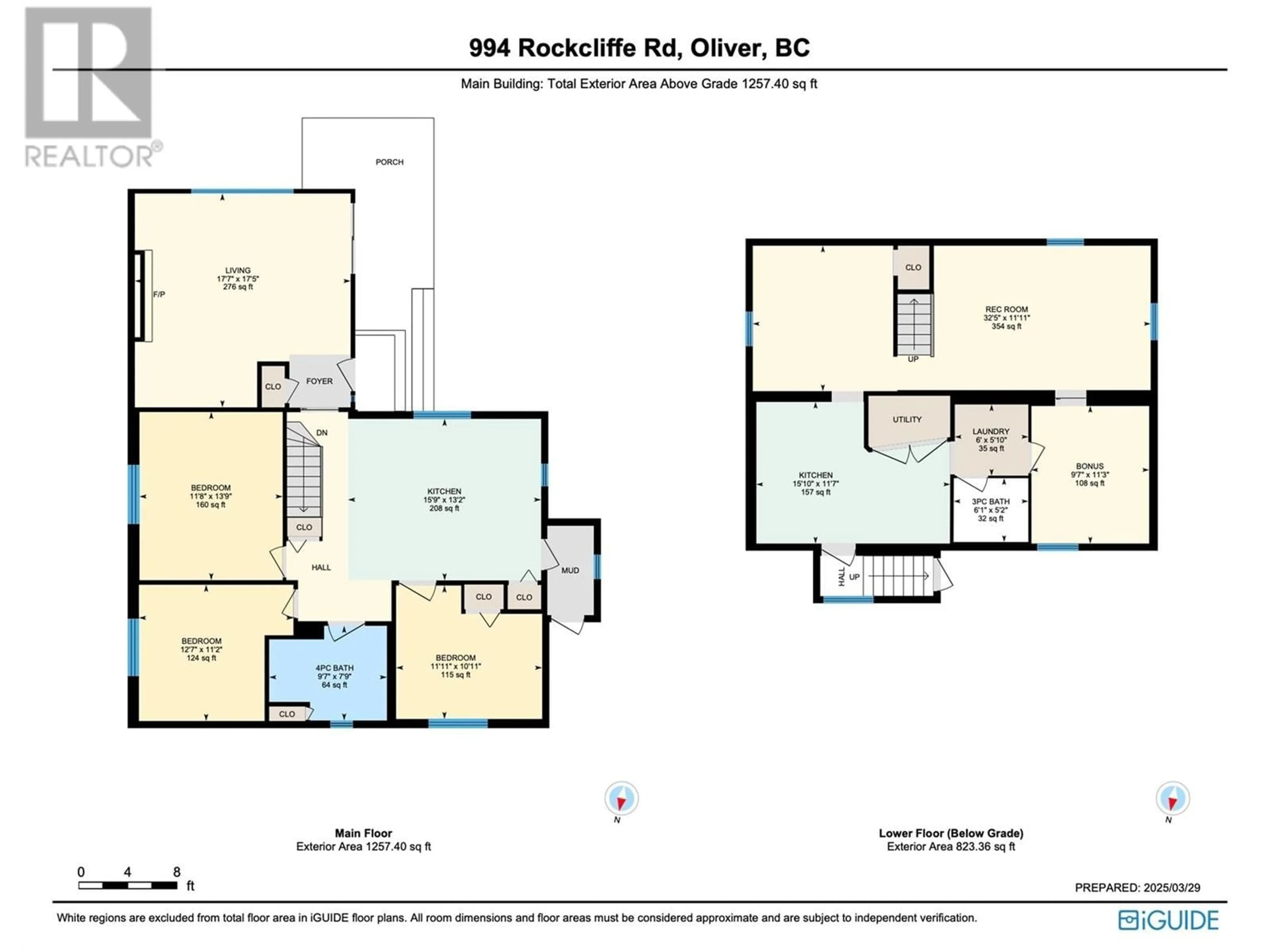 Floor plan for 994 ROCKCLIFFE ROAD, Oliver British Columbia V0H1T6