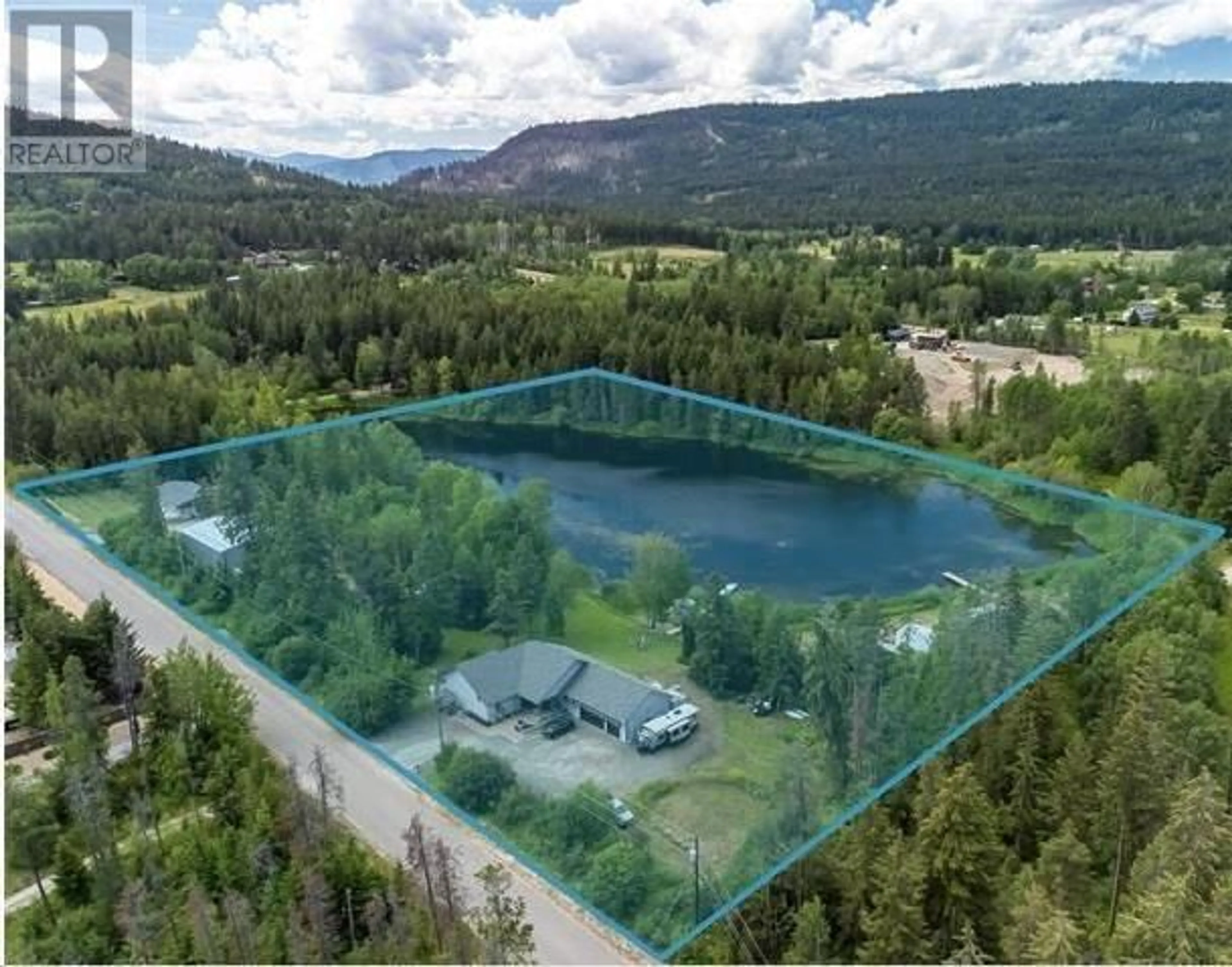 A pic from outside/outdoor area/front of a property/back of a property/a pic from drone, water/lake/river/ocean view for 3330 MCKELLAR ROAD, West Kelowna British Columbia V4T1W1