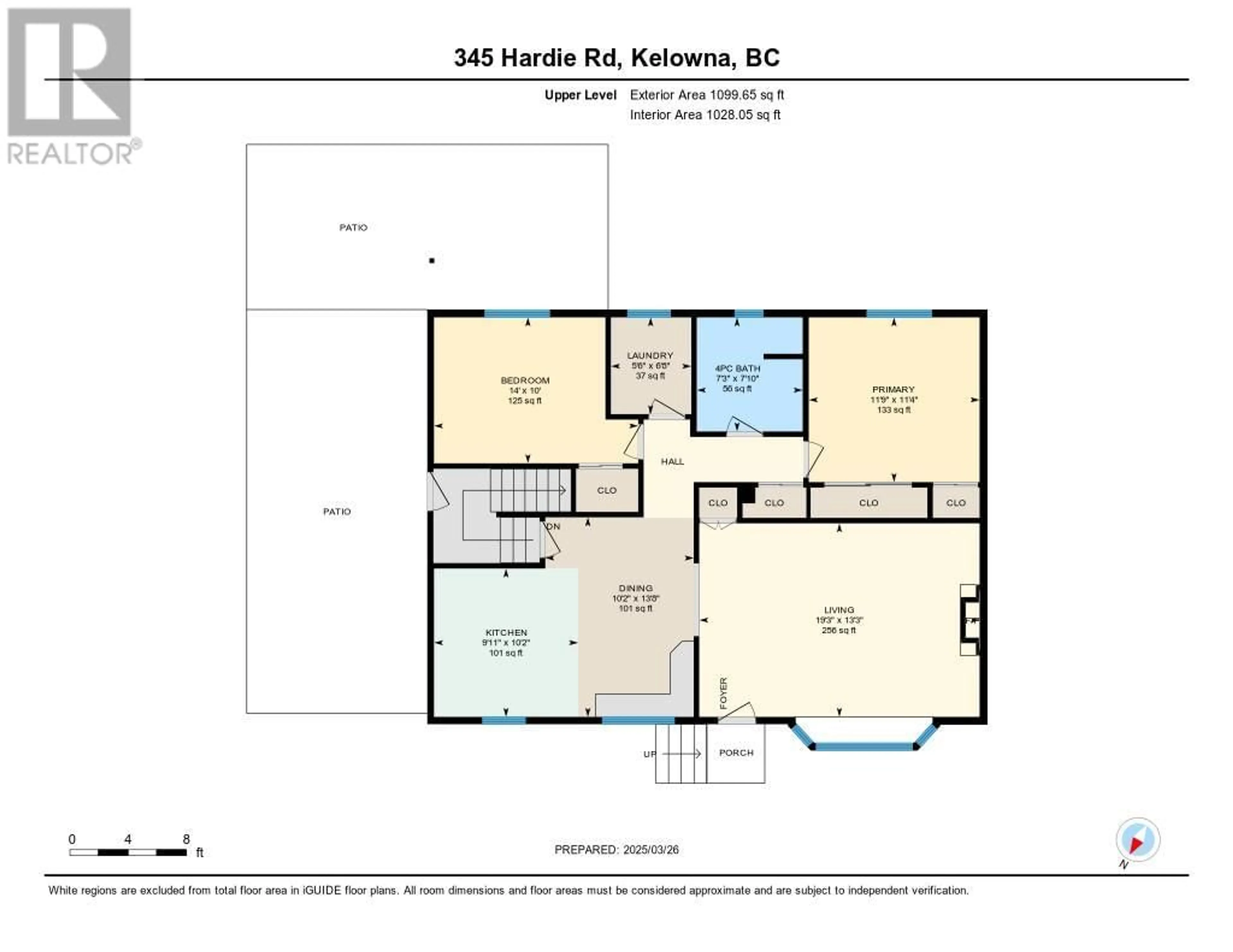 Floor plan for 345 HARDIE ROAD, Kelowna British Columbia V1X2G9