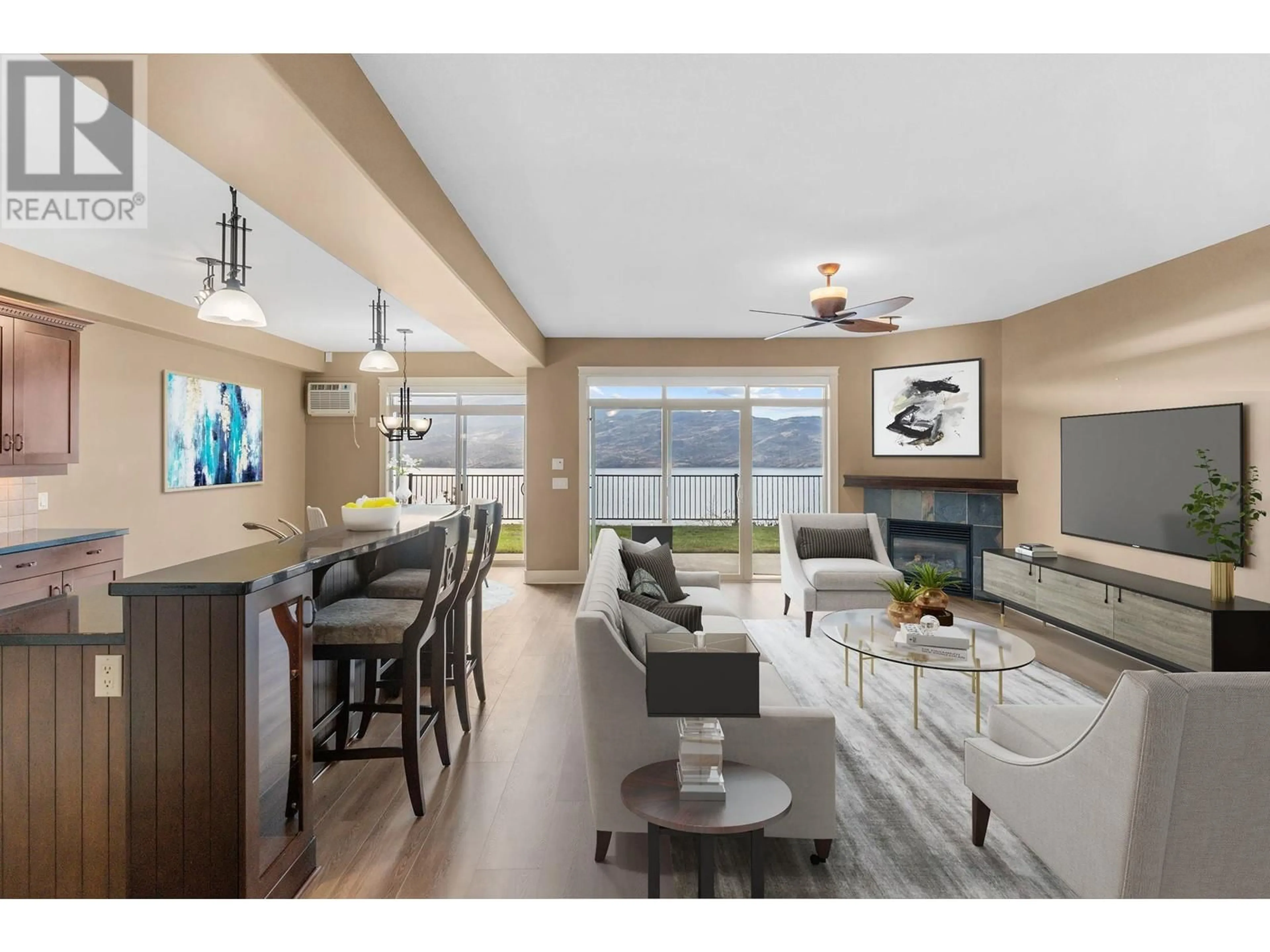 Living room with furniture, unknown for 108 - 4350 PONDEROSA DRIVE, Peachland British Columbia V0H1X5