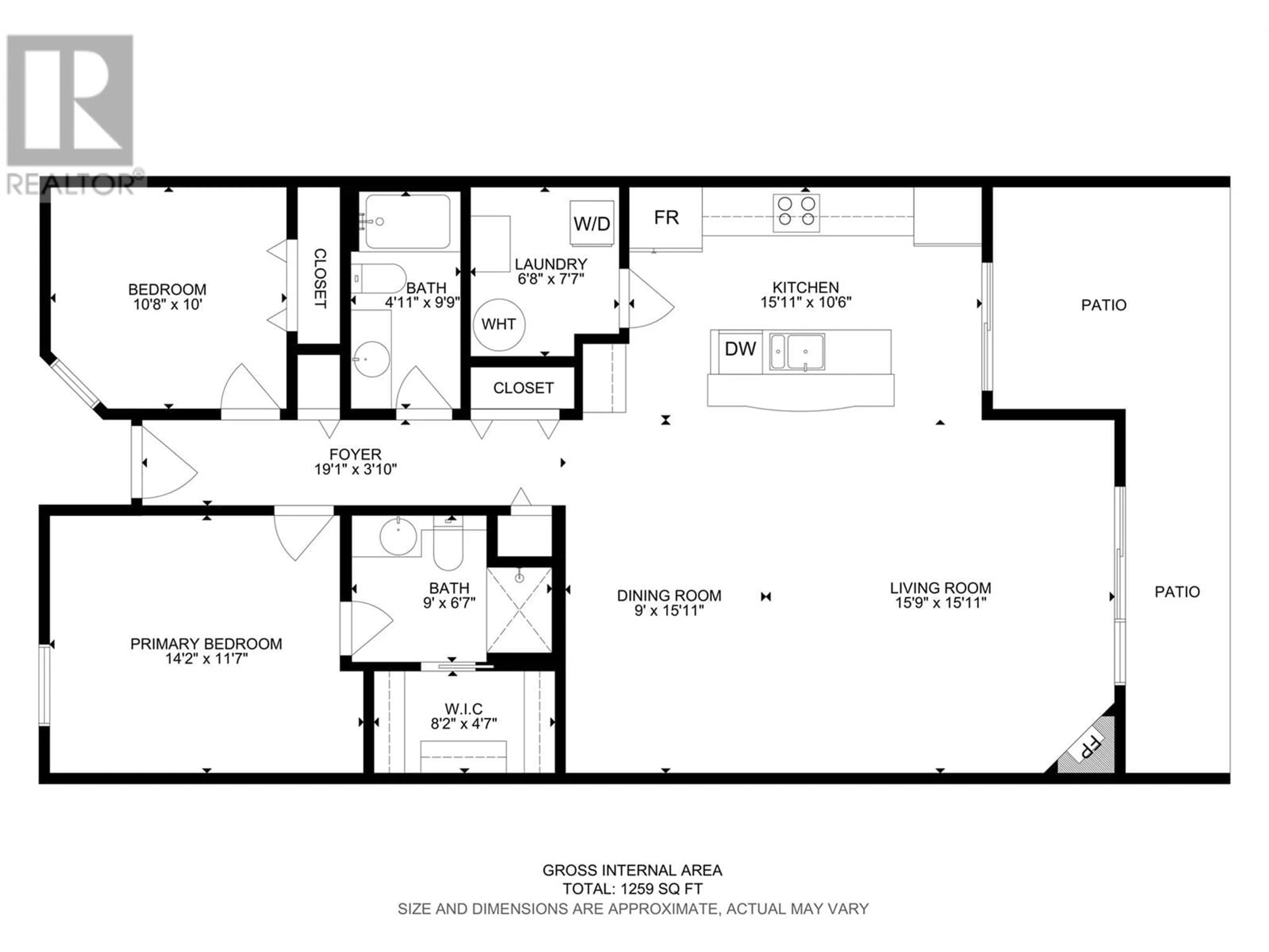 Floor plan for 114 - 4350 PONDEROSA DRIVE, Peachland British Columbia V0H1X5