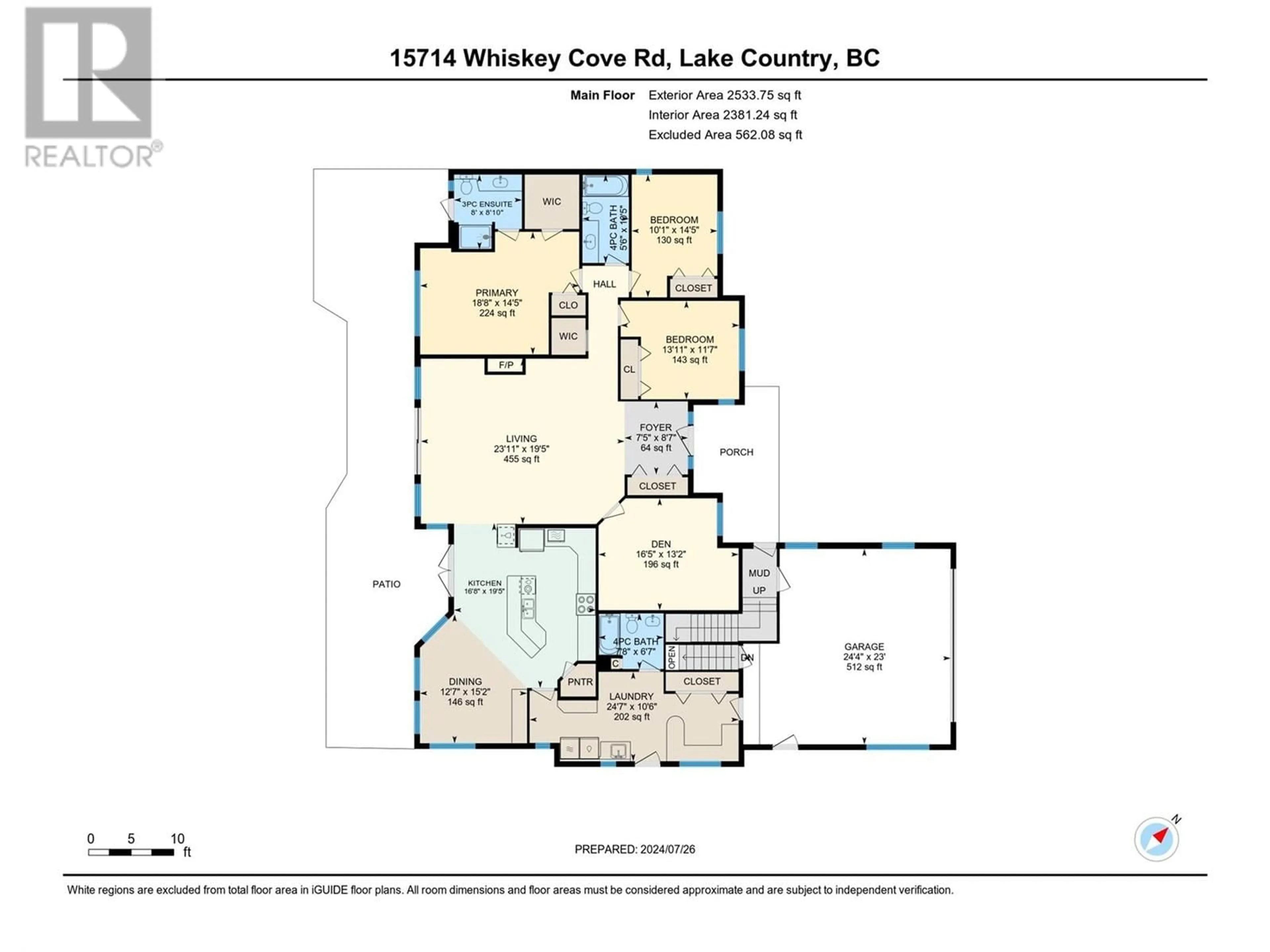 Floor plan for 15714 WHISKEY COVE ROAD, Lake Country British Columbia V4V1C4