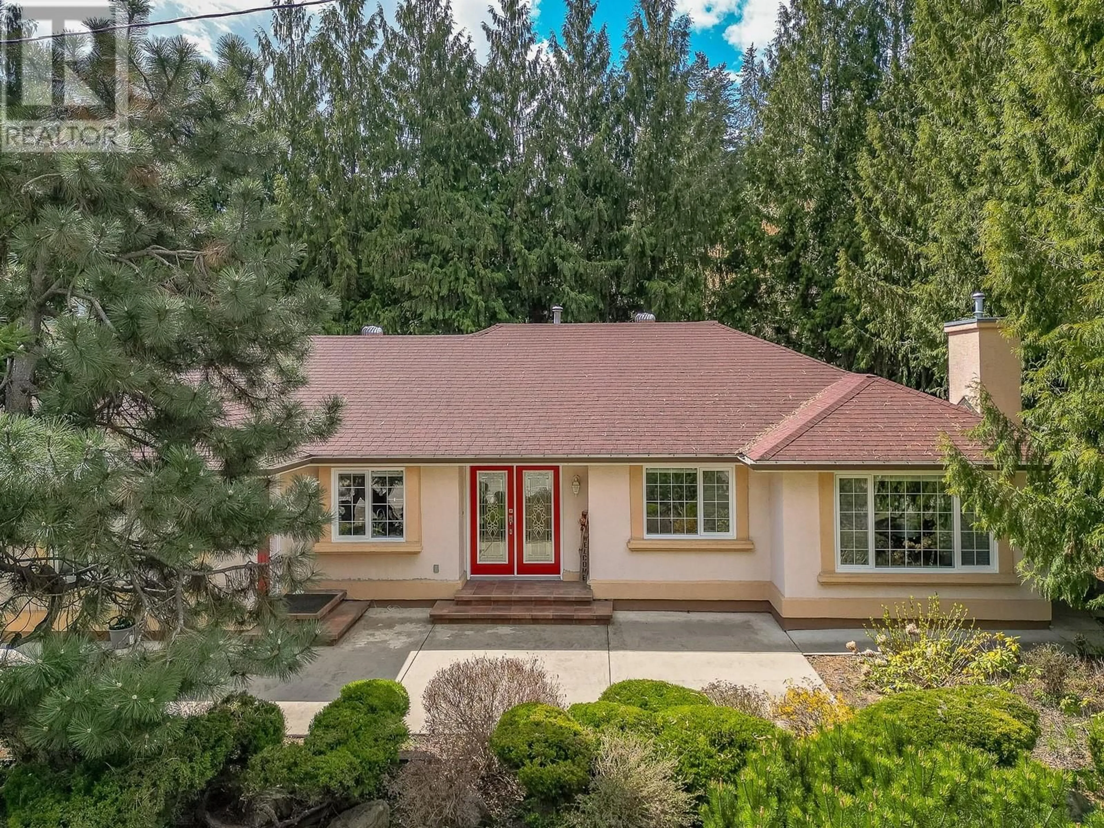A pic from outside/outdoor area/front of a property/back of a property/a pic from drone, street for 2450 BLIND BAY ROAD, Blind Bay British Columbia V0E1H2