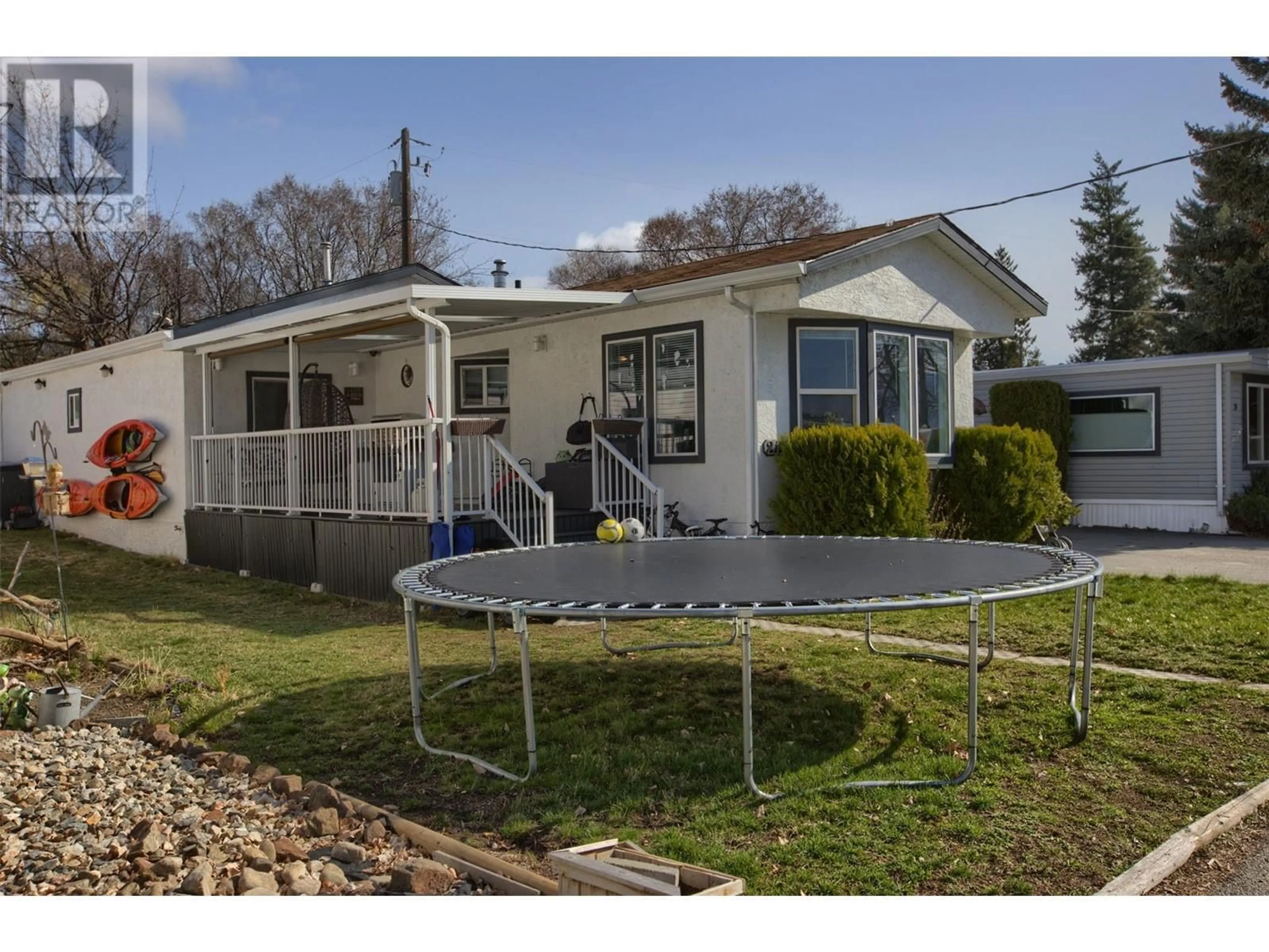 Home with vinyl exterior material, street for 21 - 2095 BOUCHERIE ROAD, West Kelowna British Columbia V4T1Z4