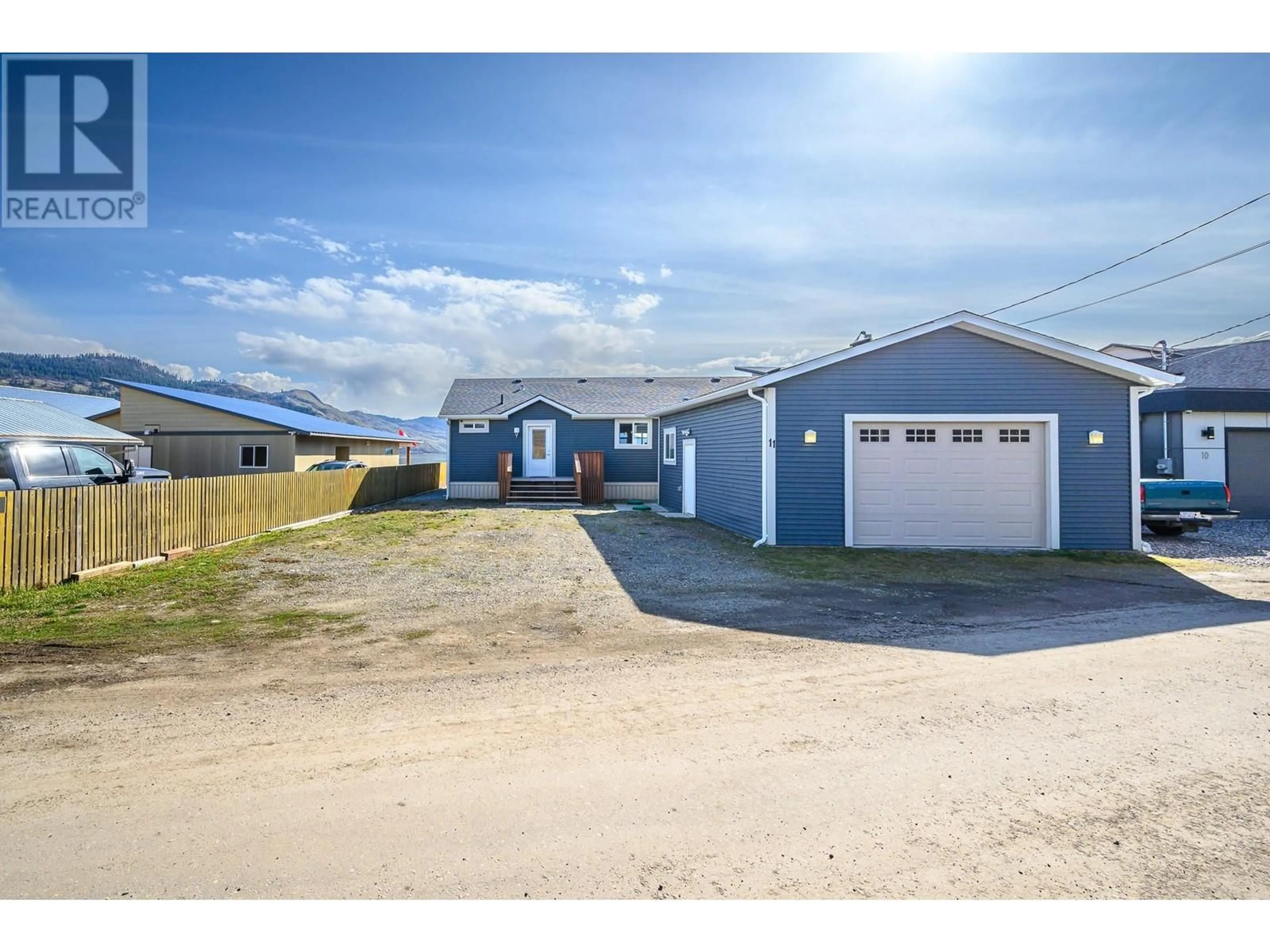 A pic from outside/outdoor area/front of a property/back of a property/a pic from drone, building for 11 LOUIS ESTATES ROAD, Vernon British Columbia V1H2A6