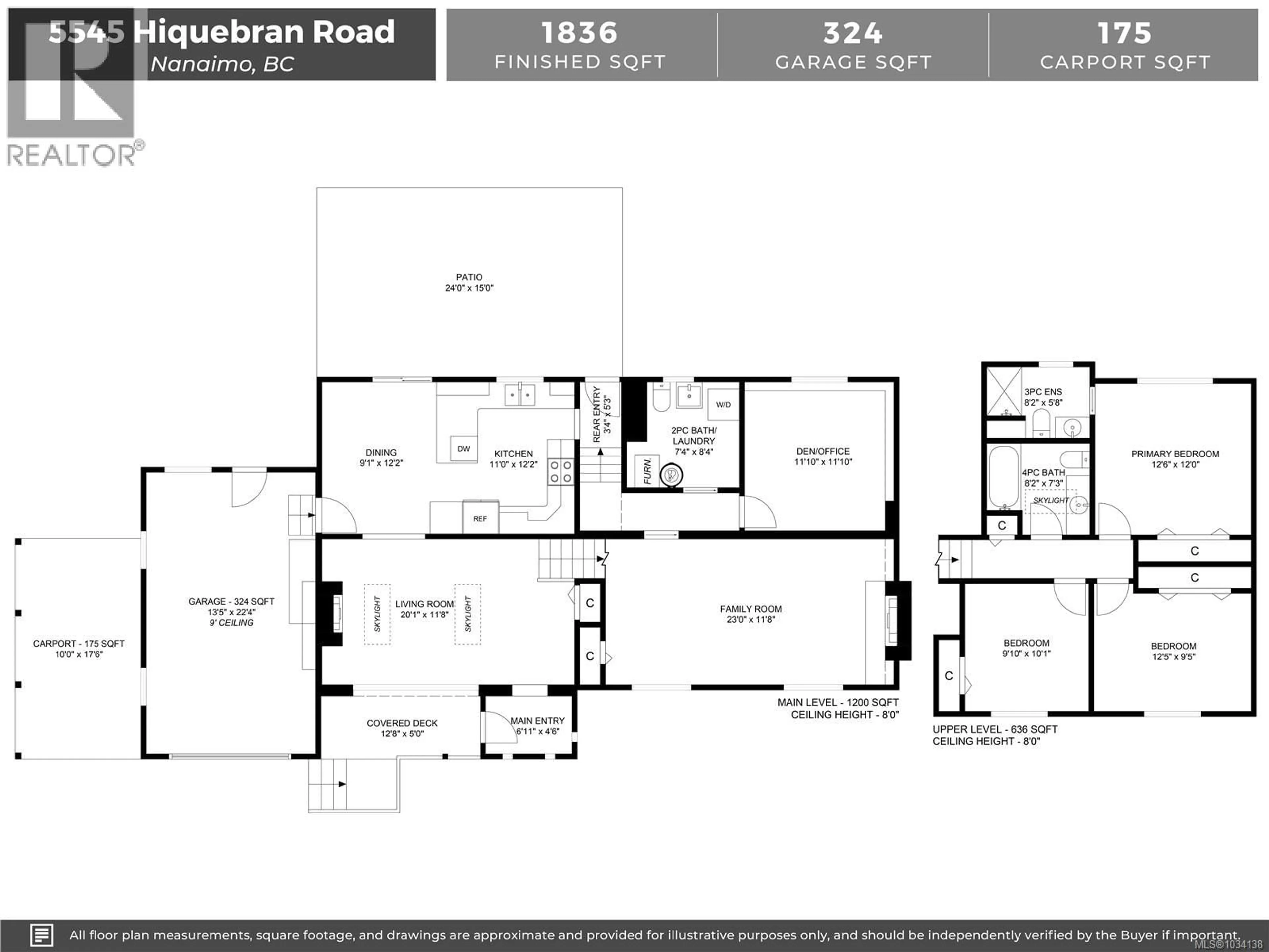 Floor plan for 5545 HIQUEBRAN ROAD, Nanaimo British Columbia V9T5G5