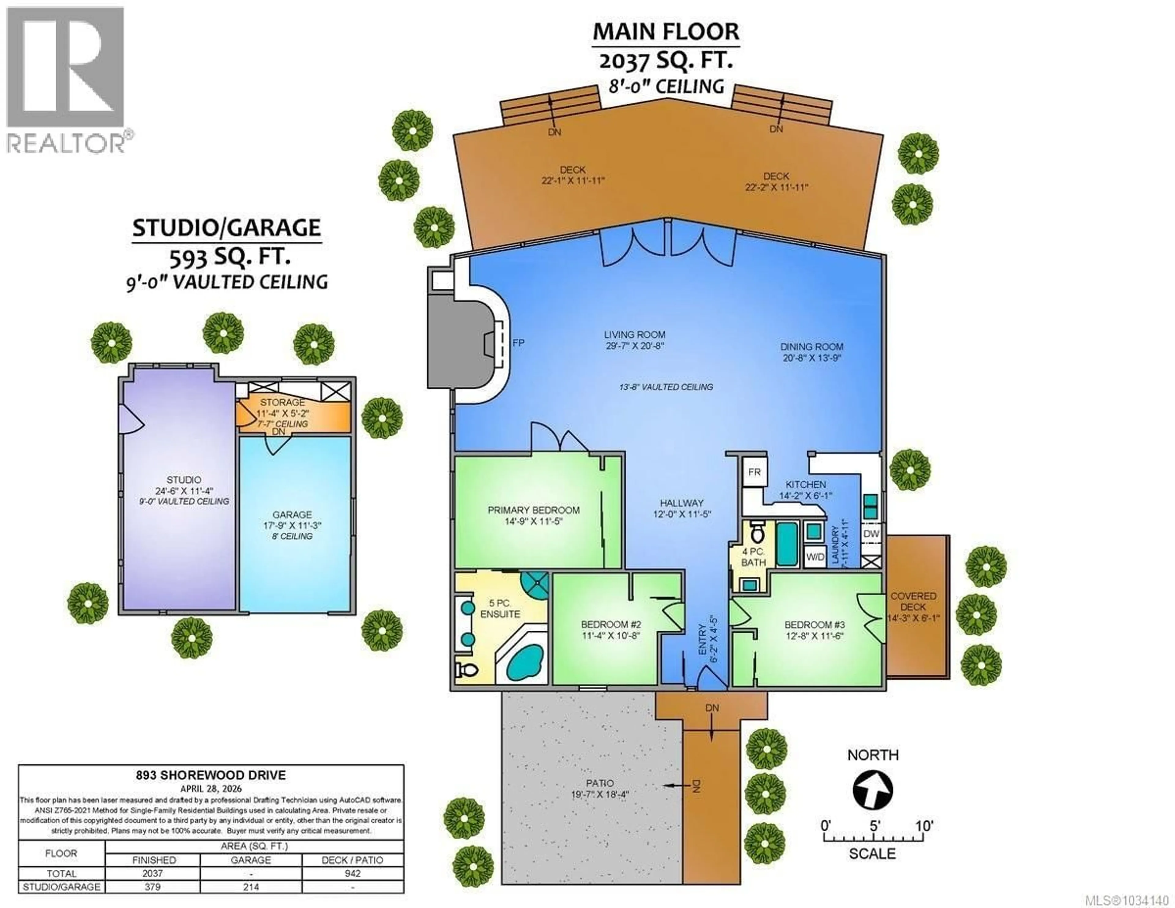 Floor plan for 893 SHOREWOOD DRIVE, Parksville British Columbia V9P1S6