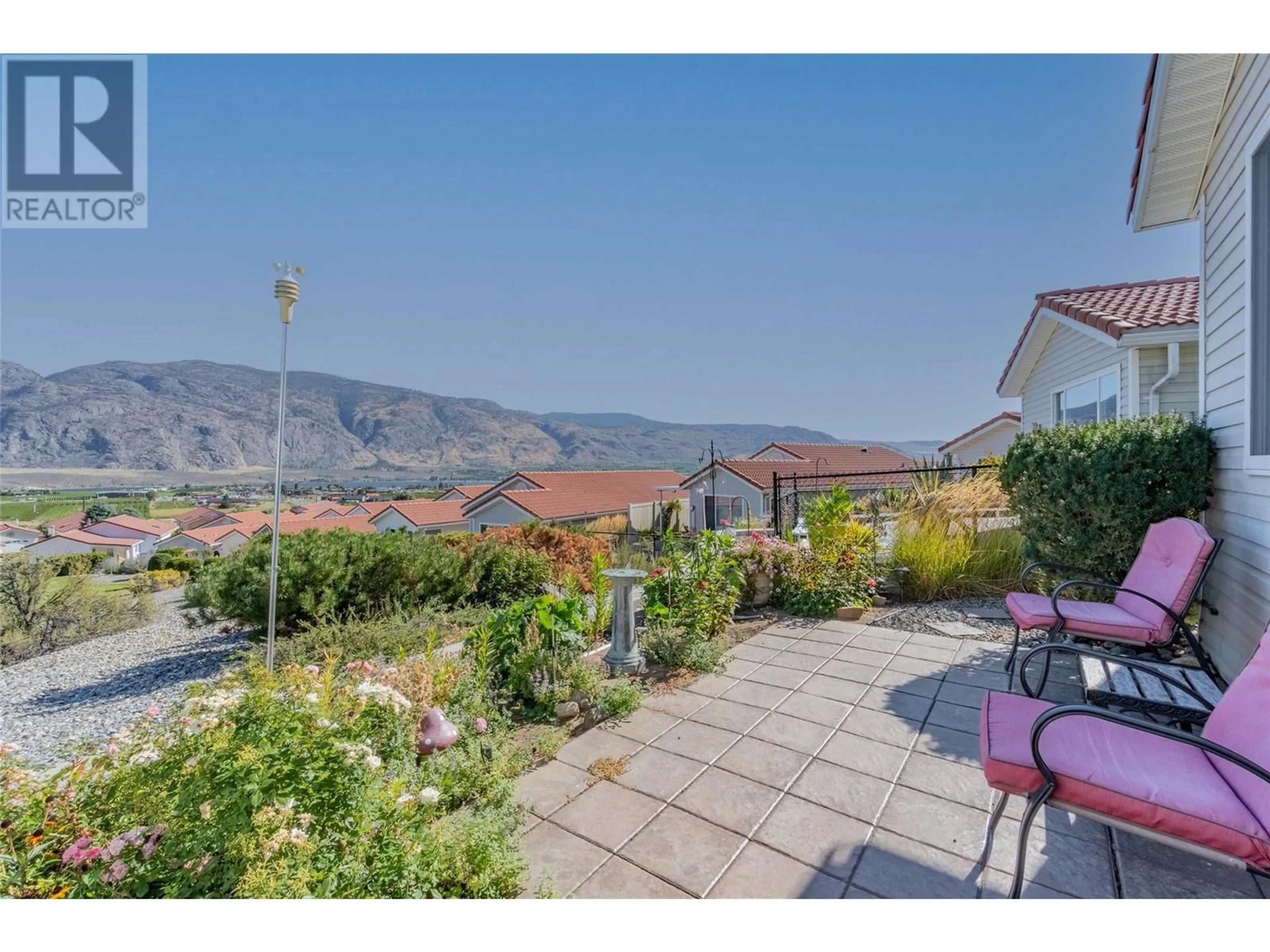 Patio, mountain view for 48 - 9400 115TH STREET, Osoyoos British Columbia V0H1V5