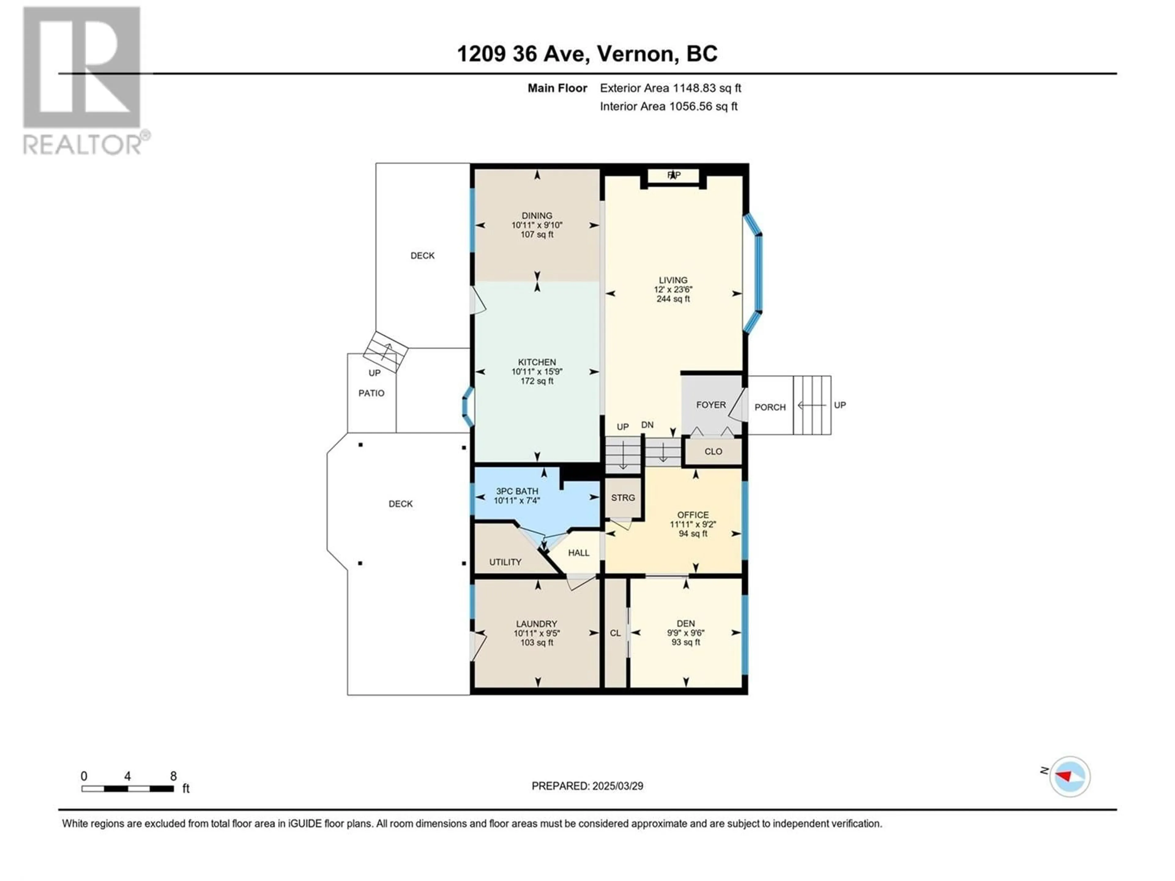 Floor plan for 1209 36 AVENUE, Vernon British Columbia V1T2V2