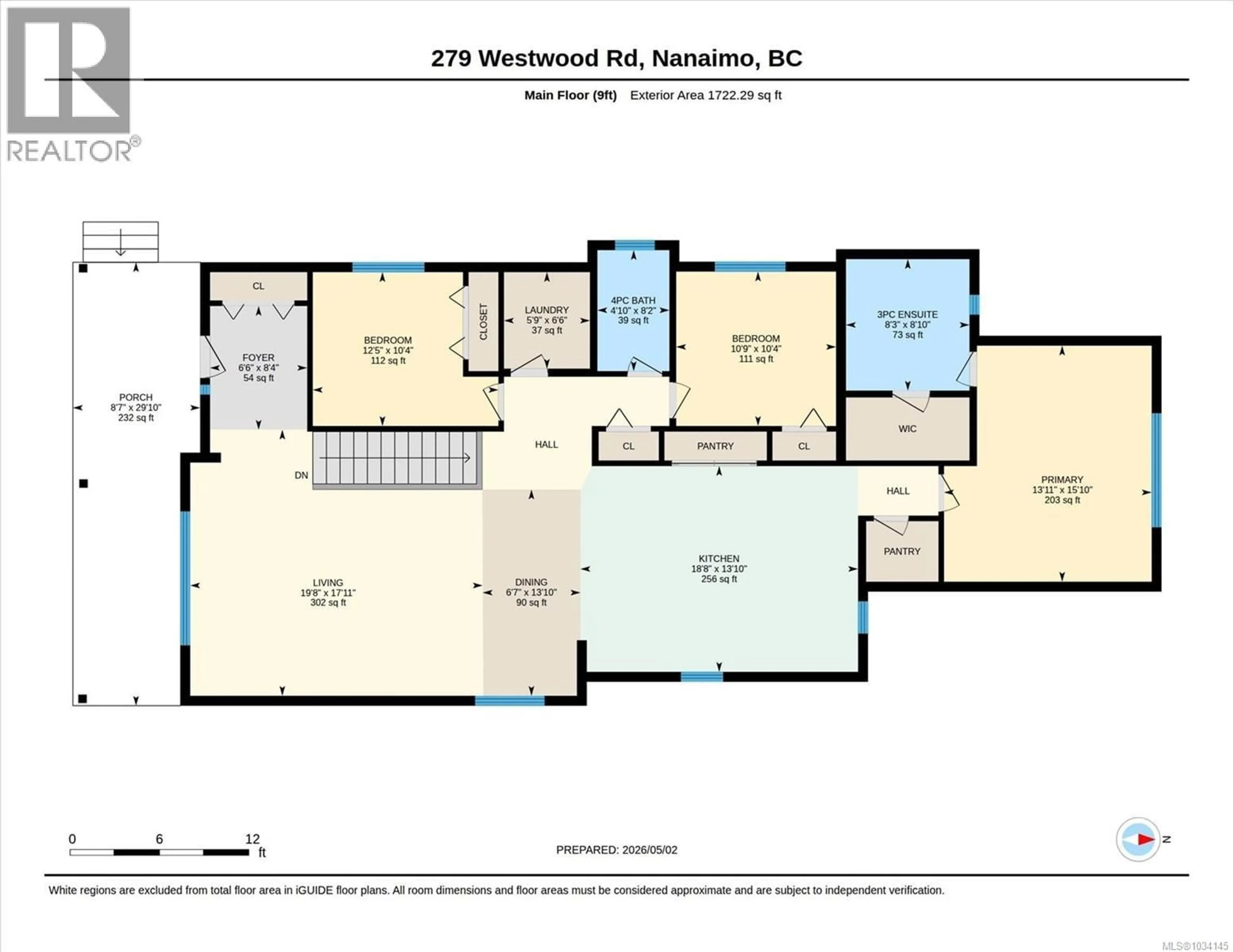 Floor plan for 279 WESTWOOD ROAD, Nanaimo British Columbia V9R6S4