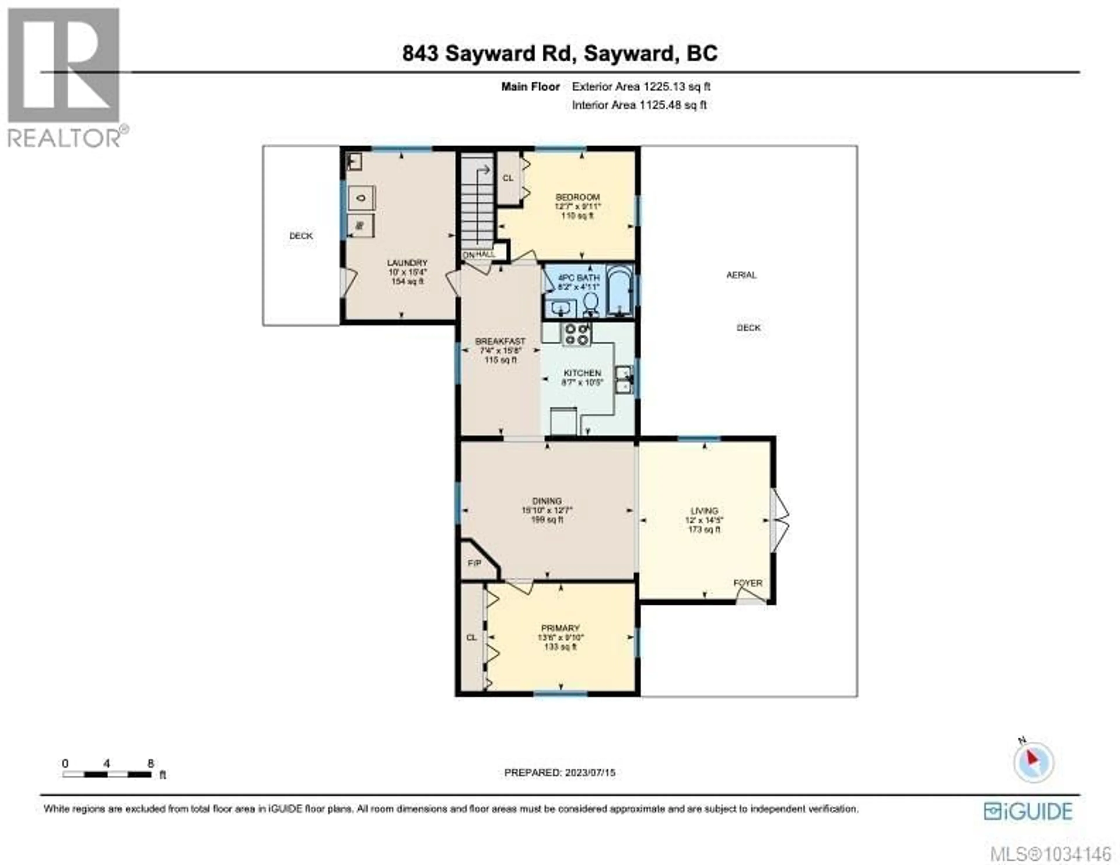Floor plan for 843 SAYWARD ROAD, Sayward British Columbia V0P1R0
