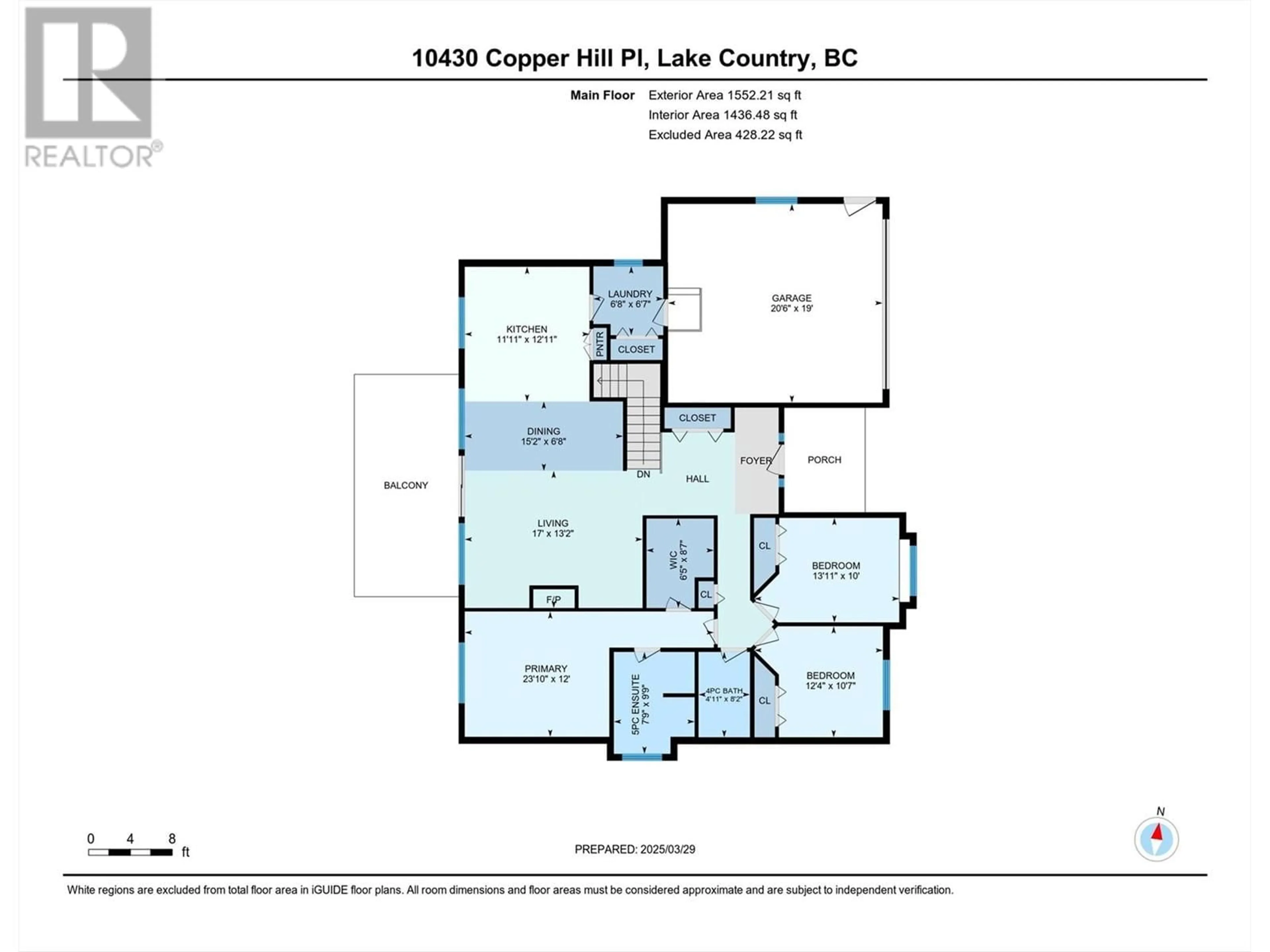 Floor plan for 10430 COPPER HILL PLACE, Lake Country British Columbia V4V2P3