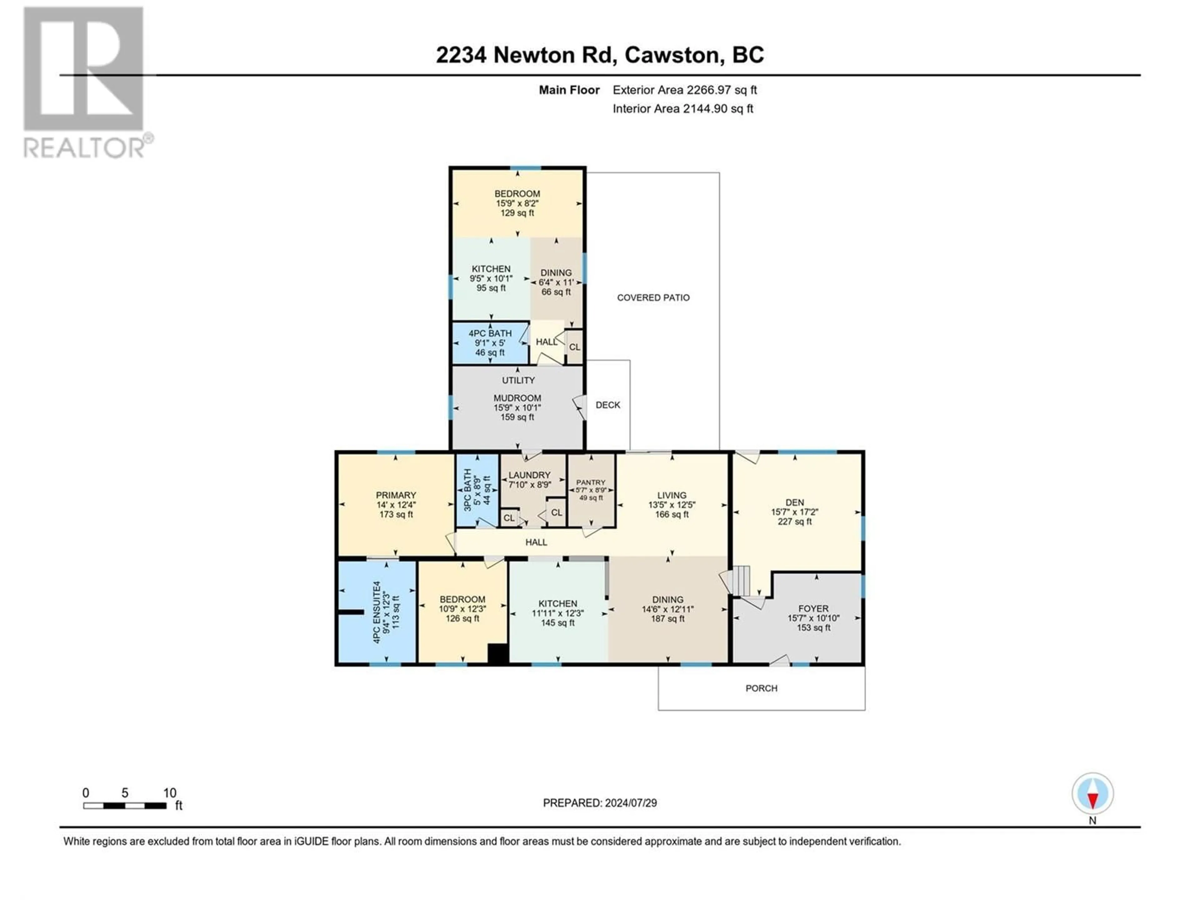 Floor plan for 2234 NEWTON ROAD, Cawston British Columbia V0X1C1