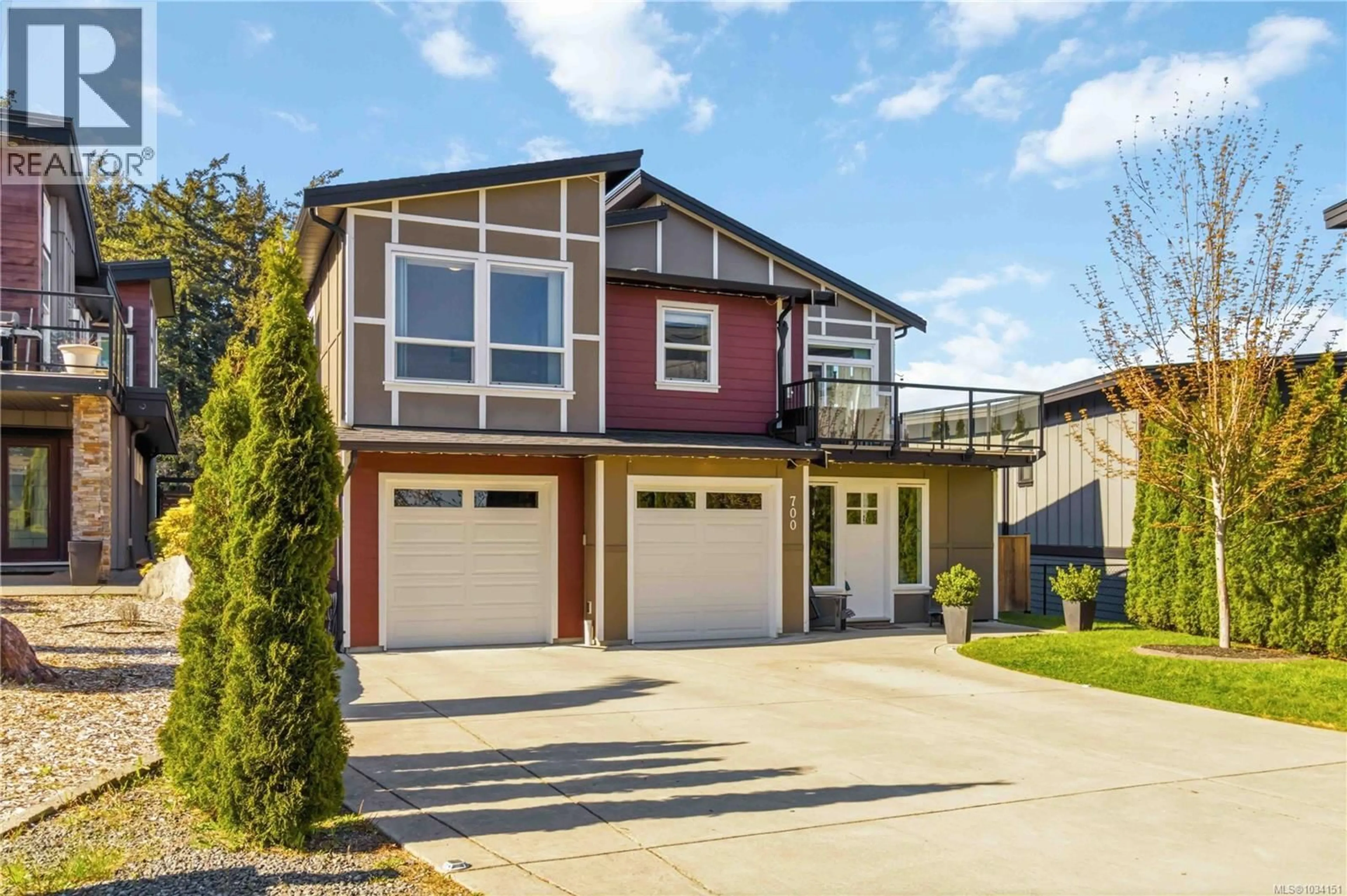 Home with vinyl exterior material, street for 700 DEMEL PLACE, Colwood British Columbia V9C3L6