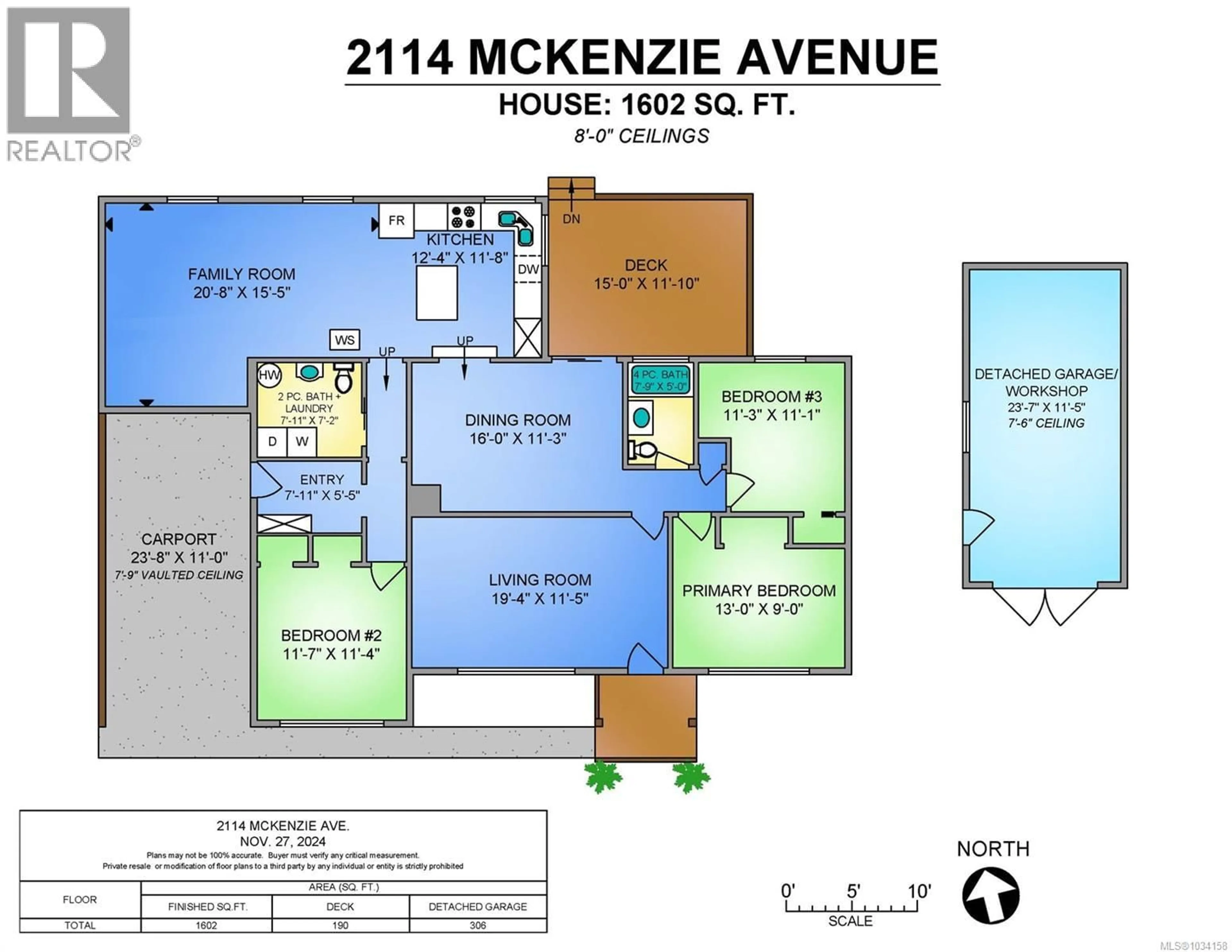 Floor plan for 2114 MCKENZIE AVENUE, Comox British Columbia V9M1M7