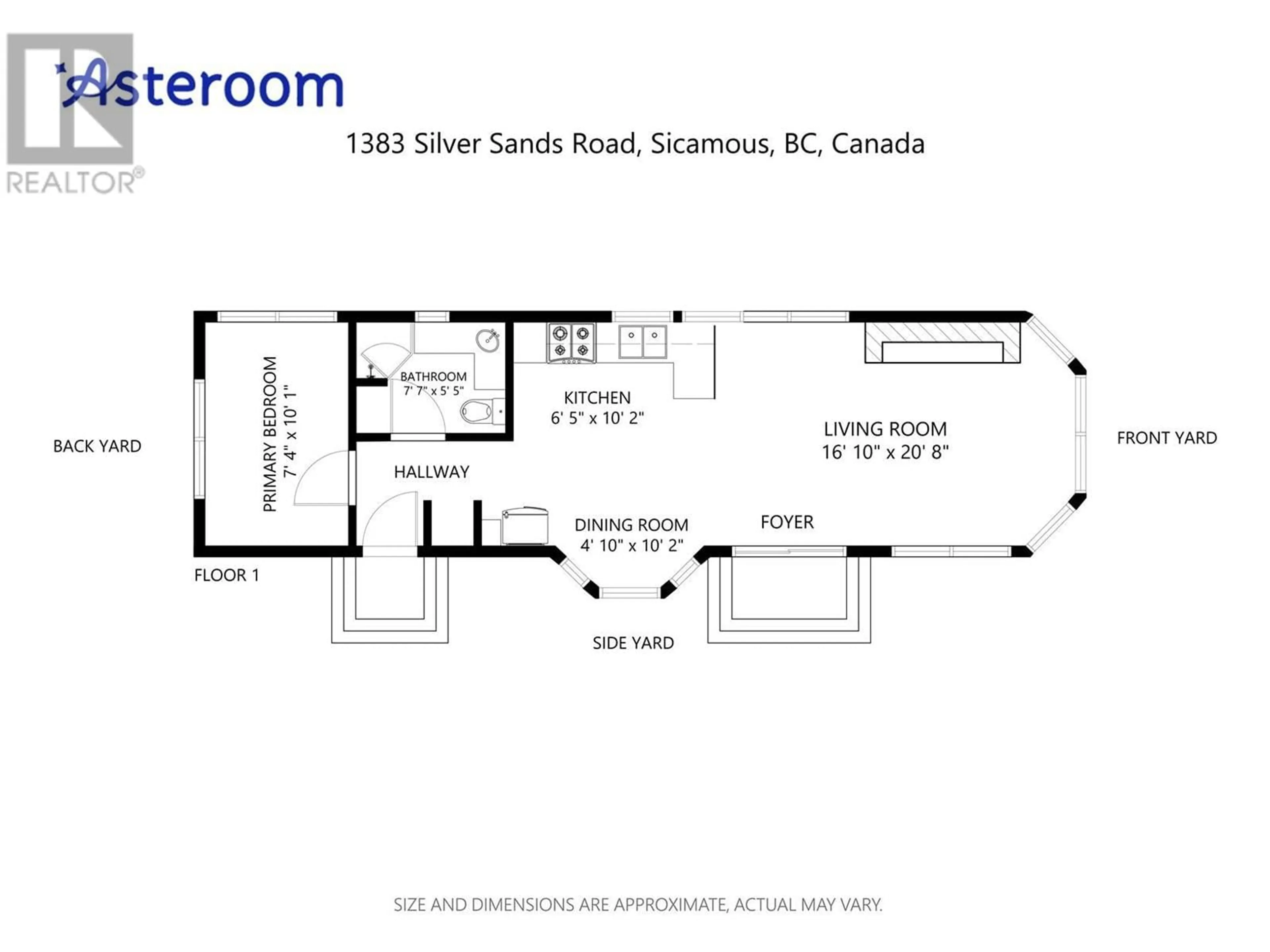 Floor plan for 120 - 1383 SILVER SANDS ROAD, Sicamous British Columbia V0E2V1