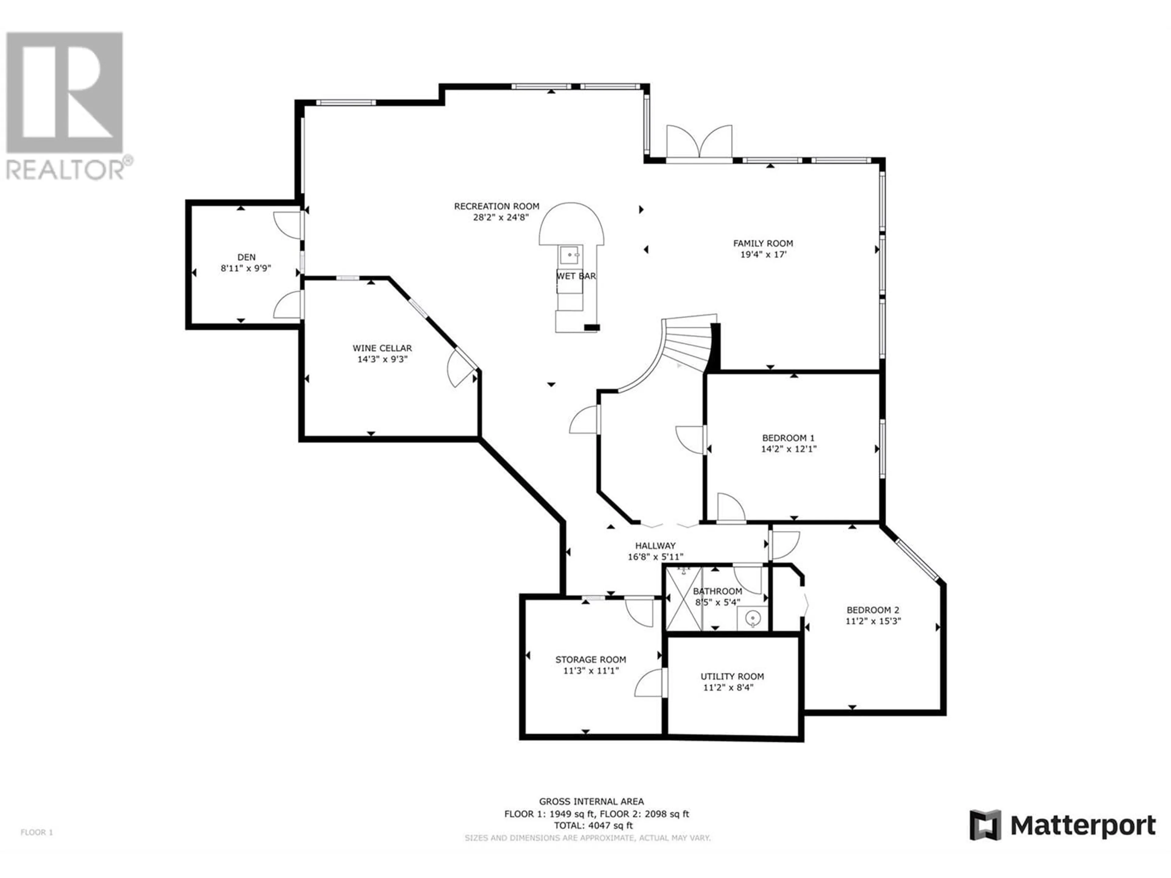 Floor plan for 200 HARVEST COURT, Vernon British Columbia V1H1Z8