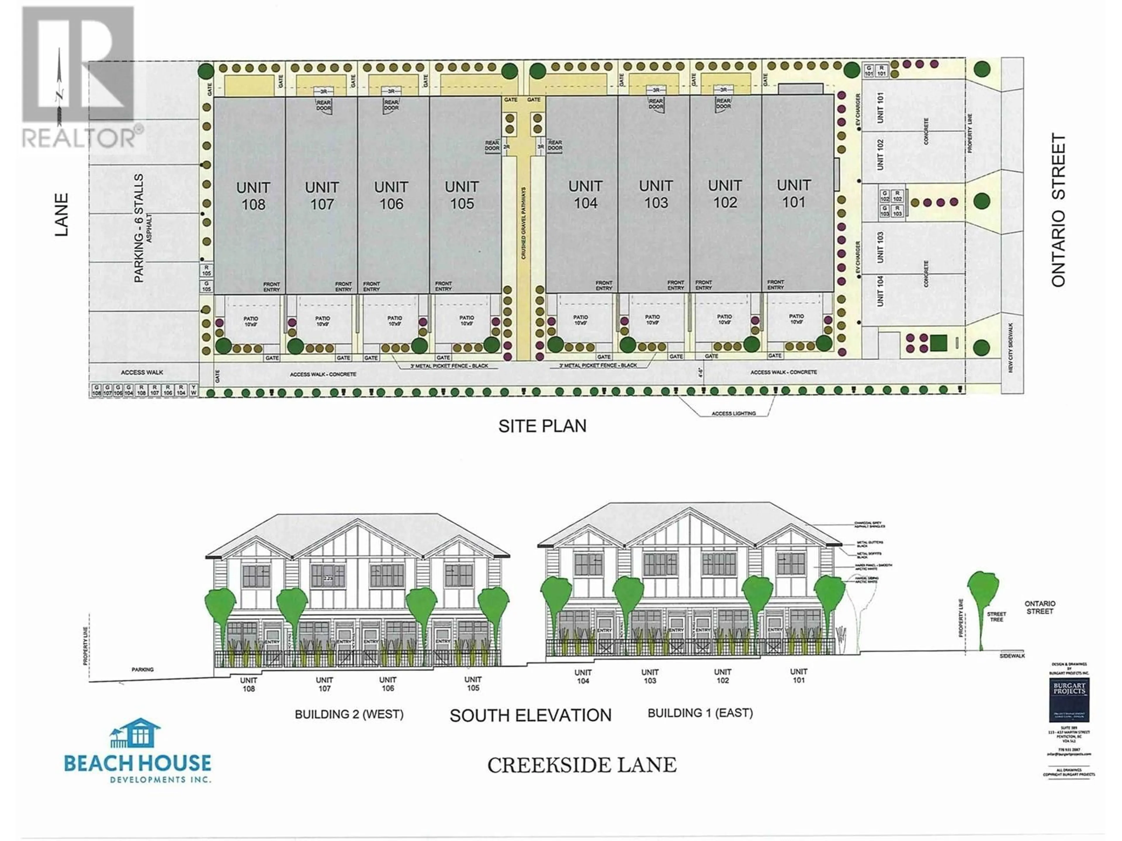Floor plan for 103 - 795 ONTARIO STREET, Penticton British Columbia V2A4S4