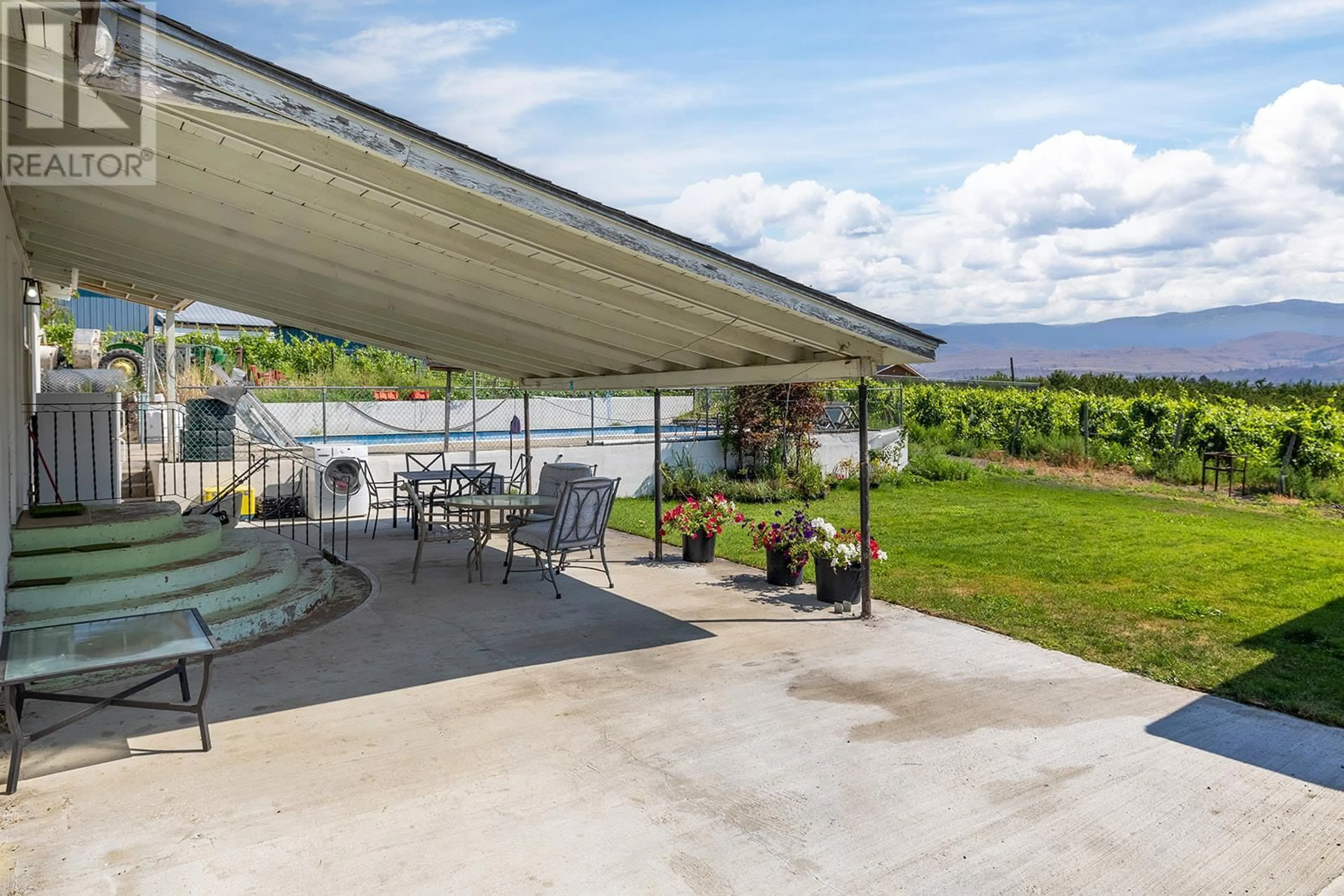 Patio, water/lake/river/ocean view for 5463 SUMAC STREET, Oliver British Columbia V0H1T1