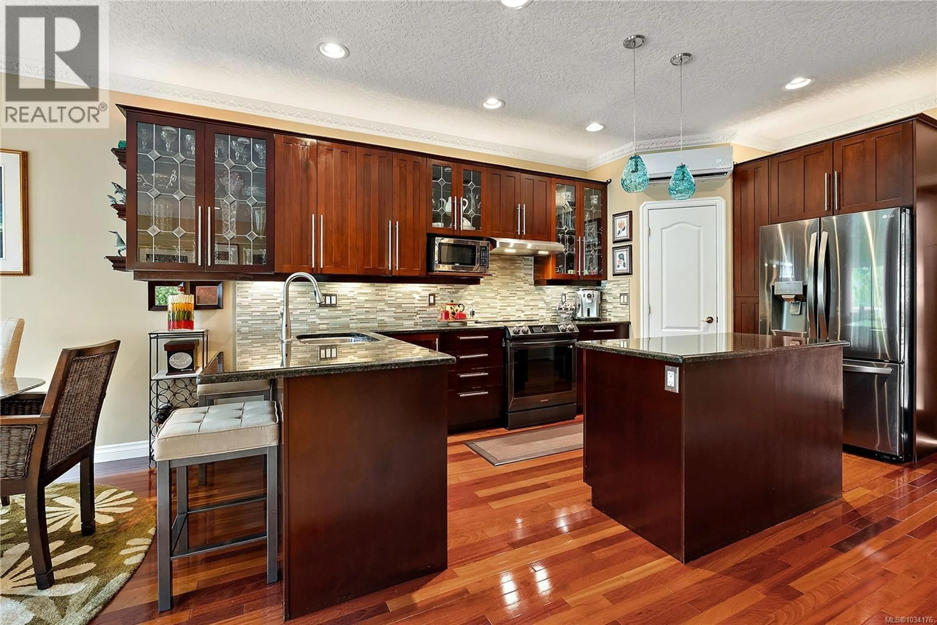 Contemporary kitchen, ceramic/tile floor for 9713 SECOND STREET, Sidney British Columbia V8L3C3