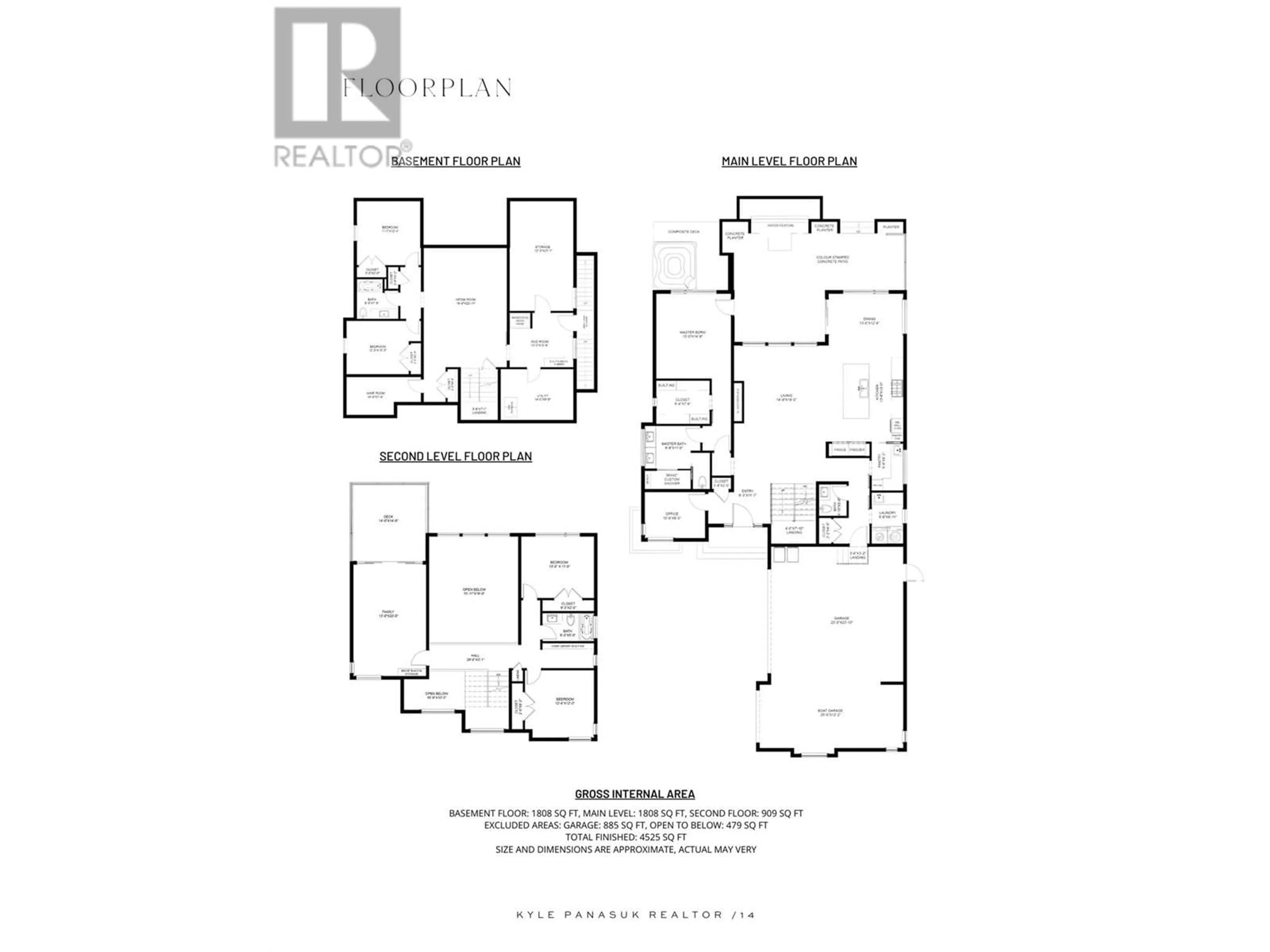 Floor plan for 1243 PRAIRIE ROSE DRIVE, Kamloops British Columbia V2E0C5