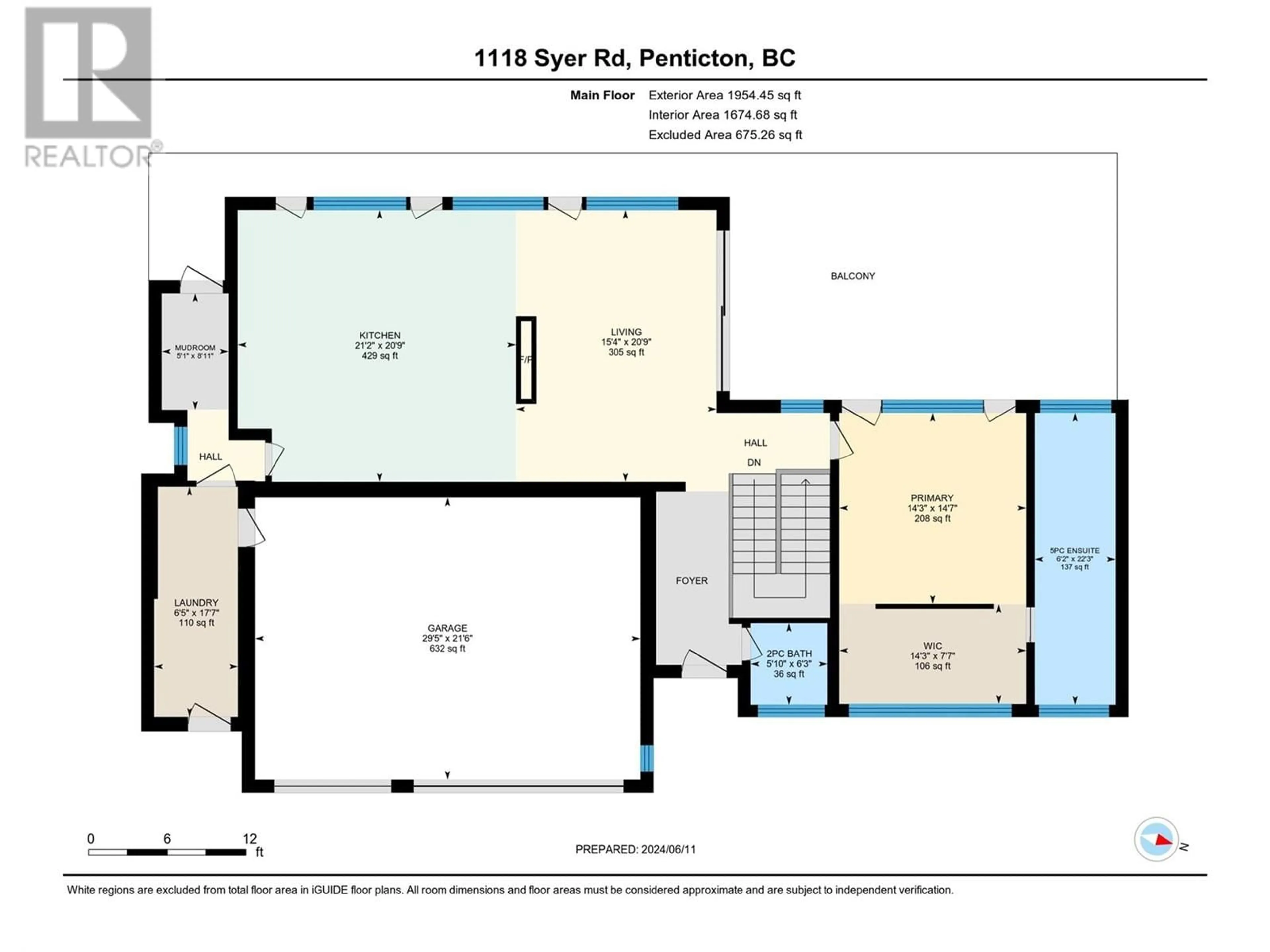 Floor plan for 1118 SYER ROAD, Penticton British Columbia V2A9G4