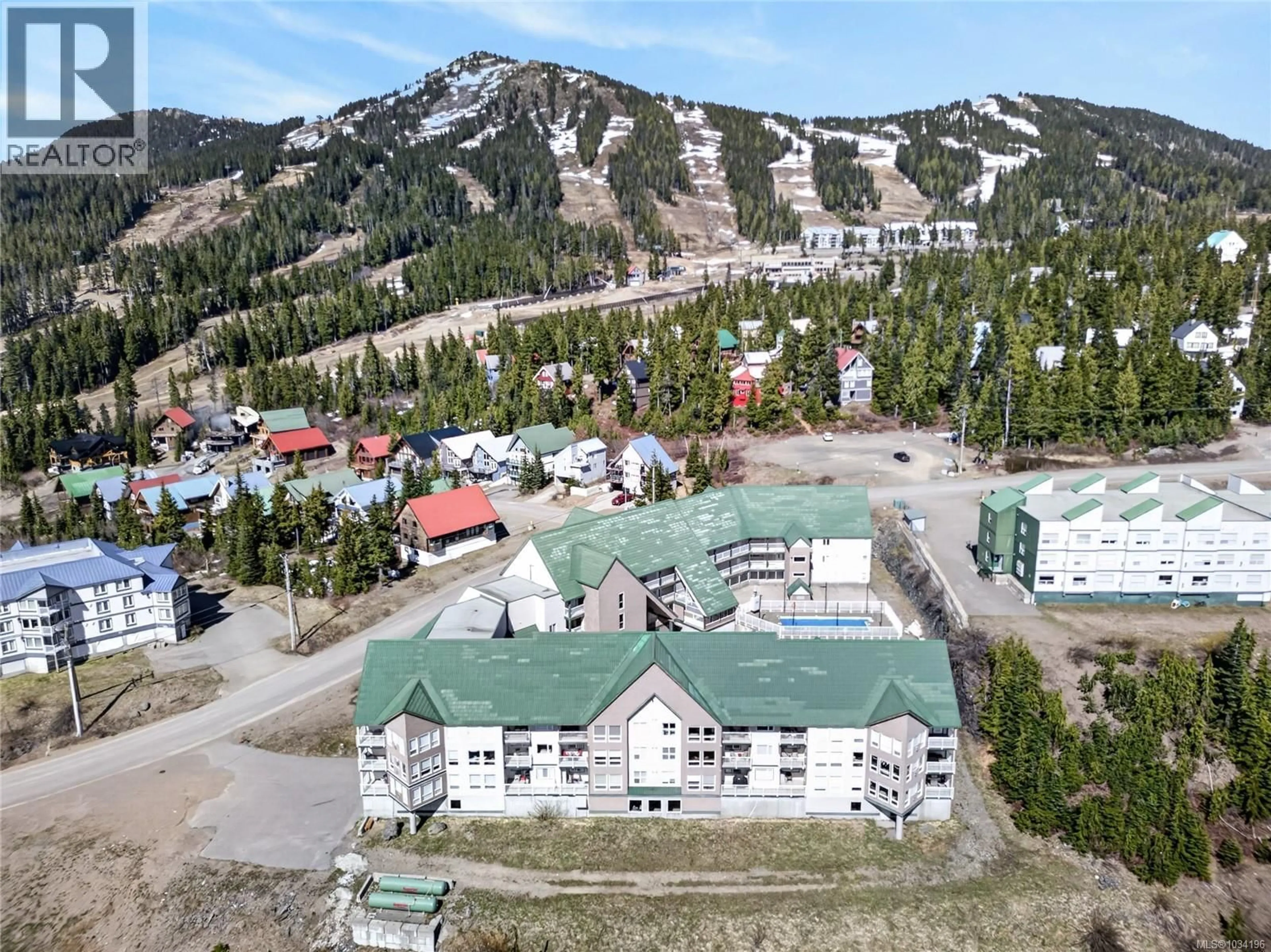 A pic from outside/outdoor area/front of a property/back of a property/a pic from drone, mountain view for 211 - 1201 HENRY ROAD, Courtenay British Columbia V9J1L0