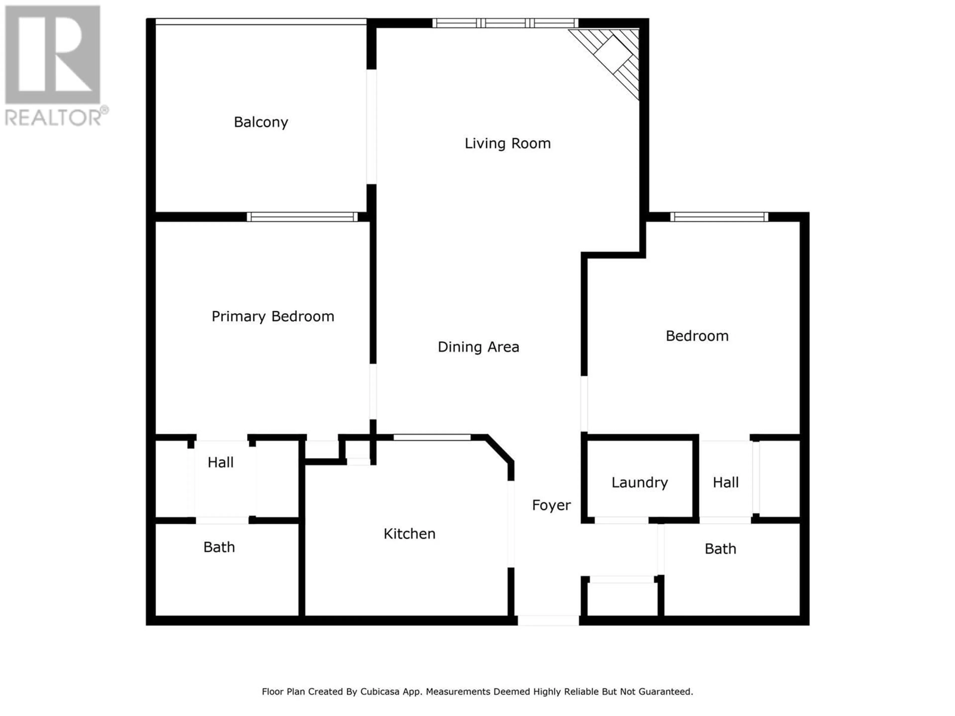 Floor plan for 407 - 860 NICOLANI DRIVE, Kamloops British Columbia V2B5B3