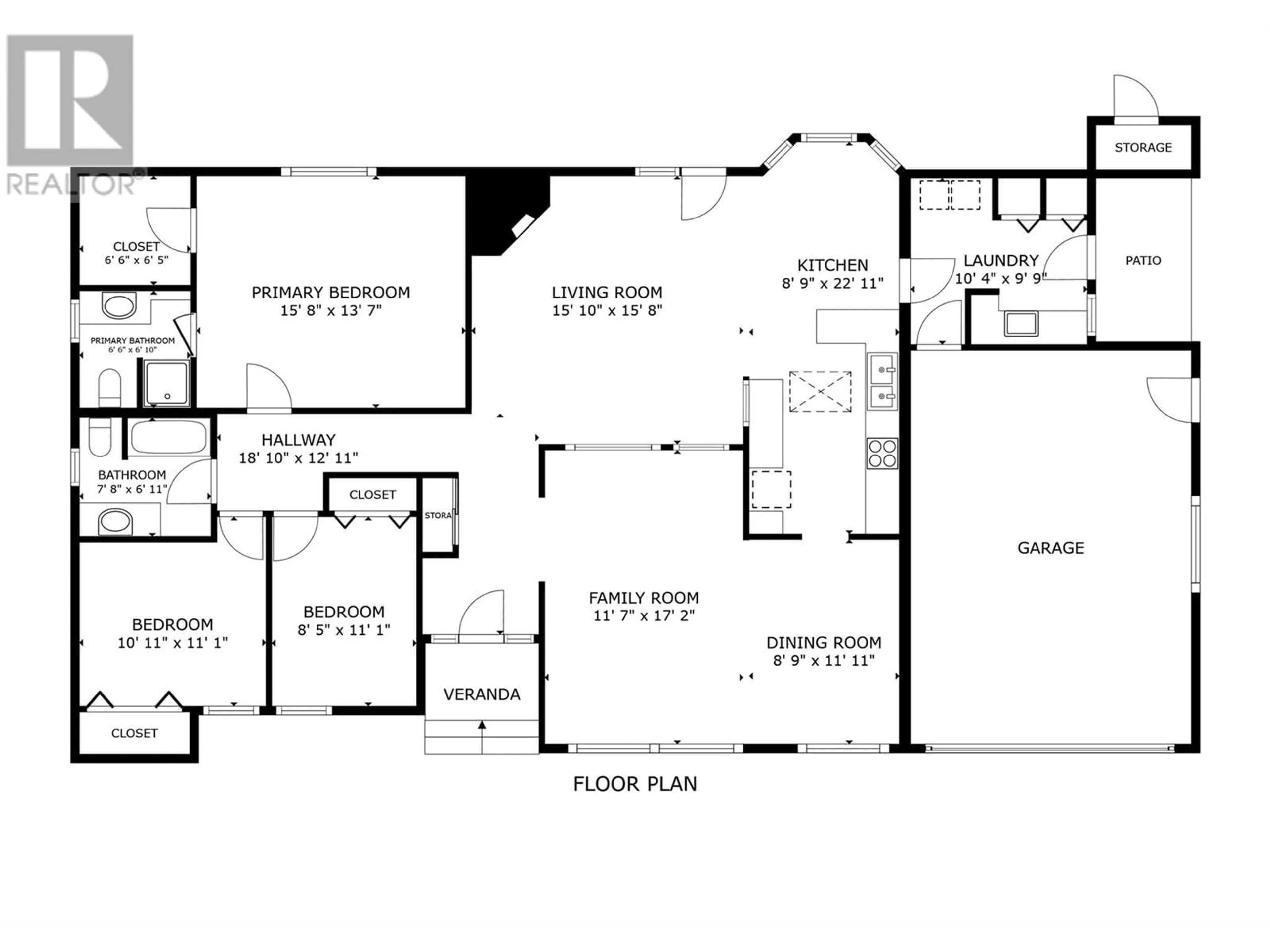 Floor plan for 781 BALSAM AVENUE, Penticton British Columbia V2A7Y8