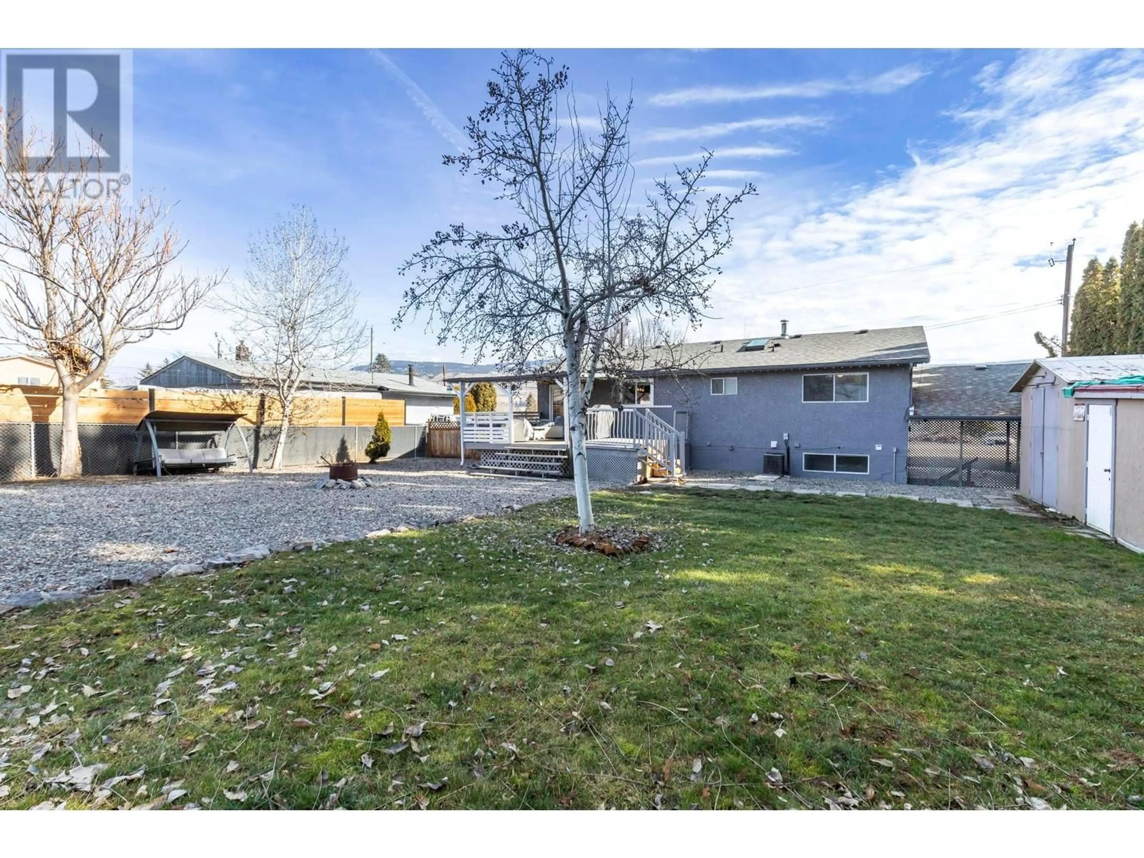 A pic from outside/outdoor area/front of a property/back of a property/a pic from drone, street for 9126 SHANKS ROAD, Lake Country British Columbia V4V1M4