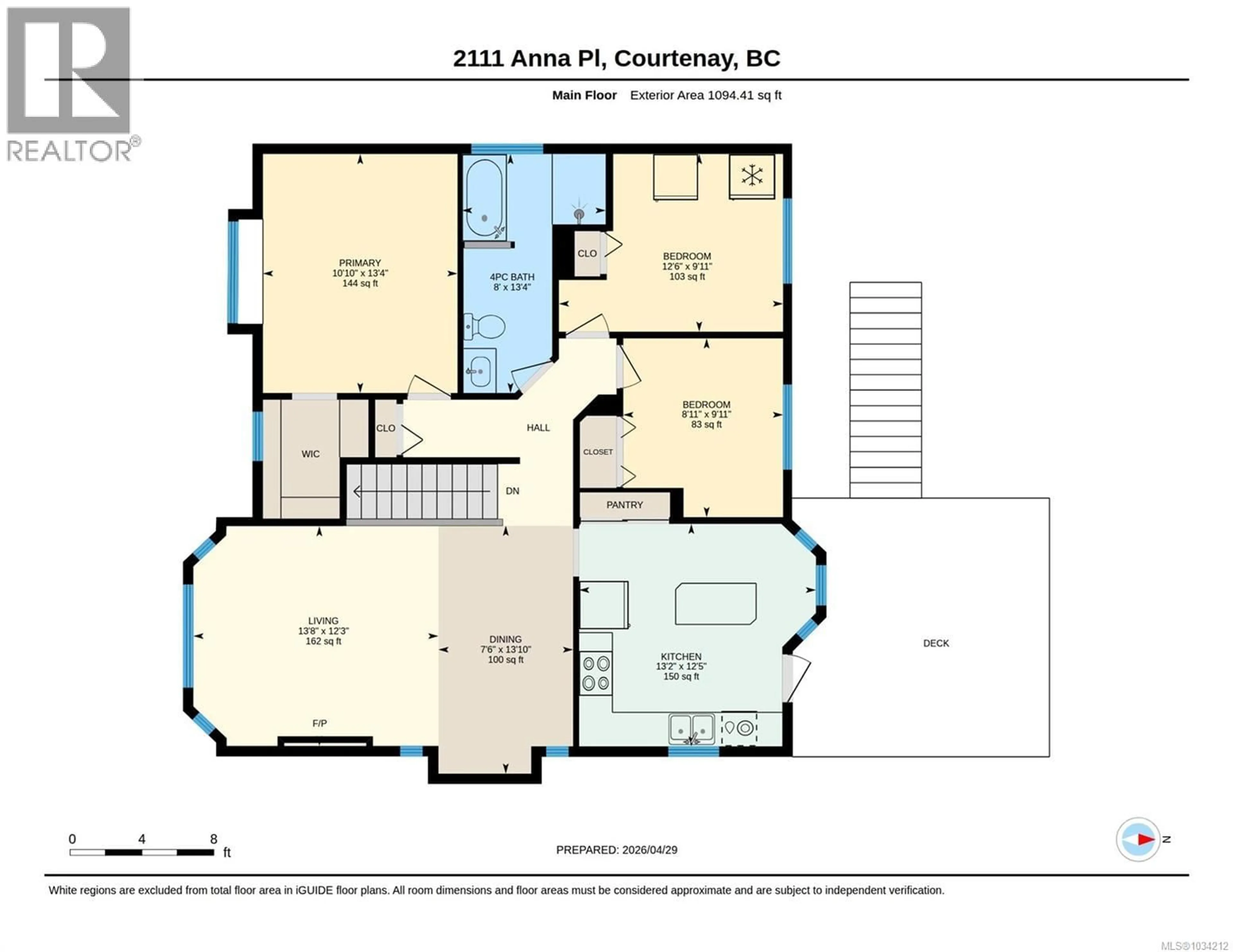 Floor plan for 2111 ANNA PLACE, Courtenay British Columbia V9N9B4