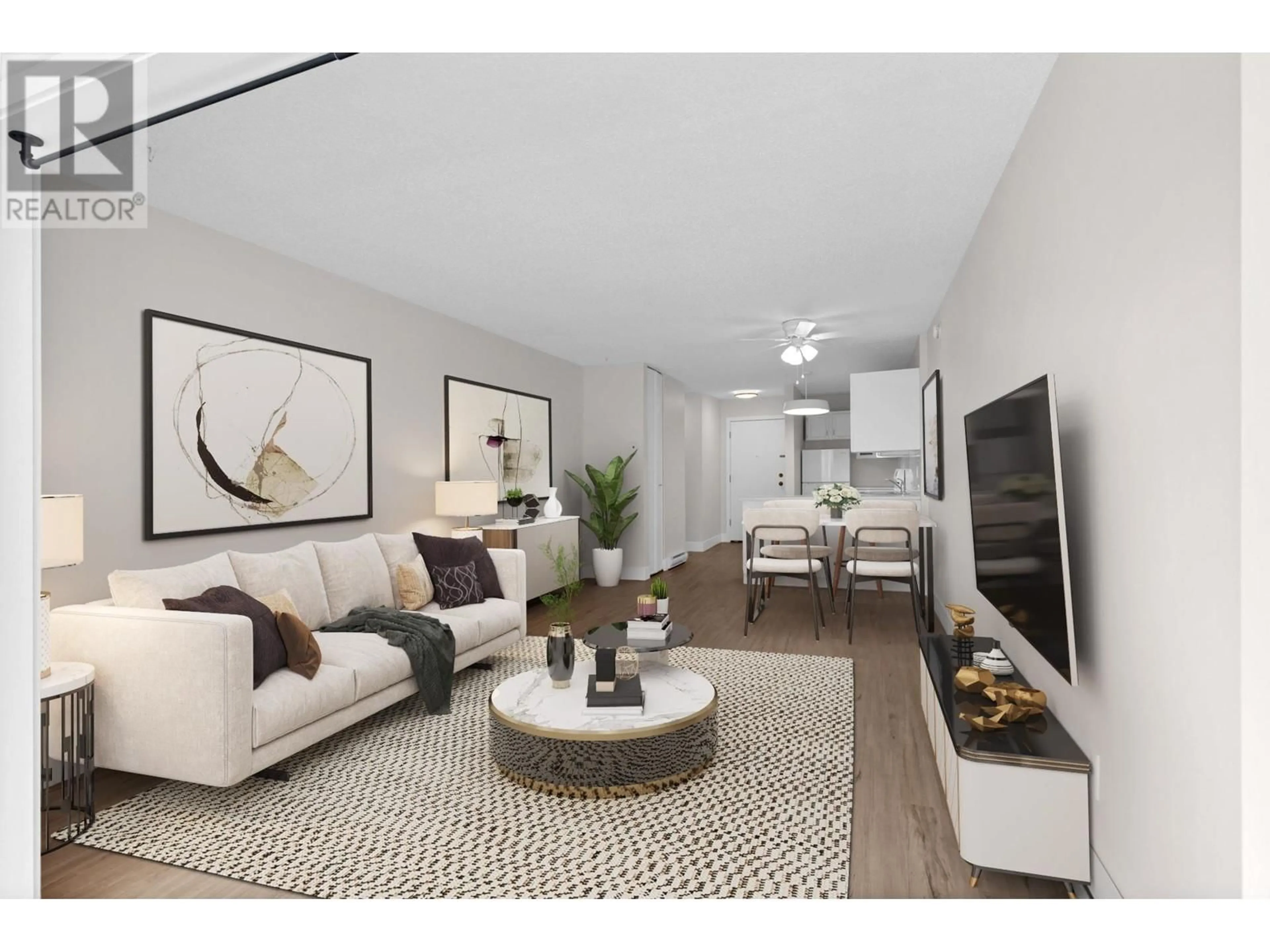Living room with furniture, unknown for 307 - 1685 UFTON COURT, Kelowna British Columbia V1Y8G7