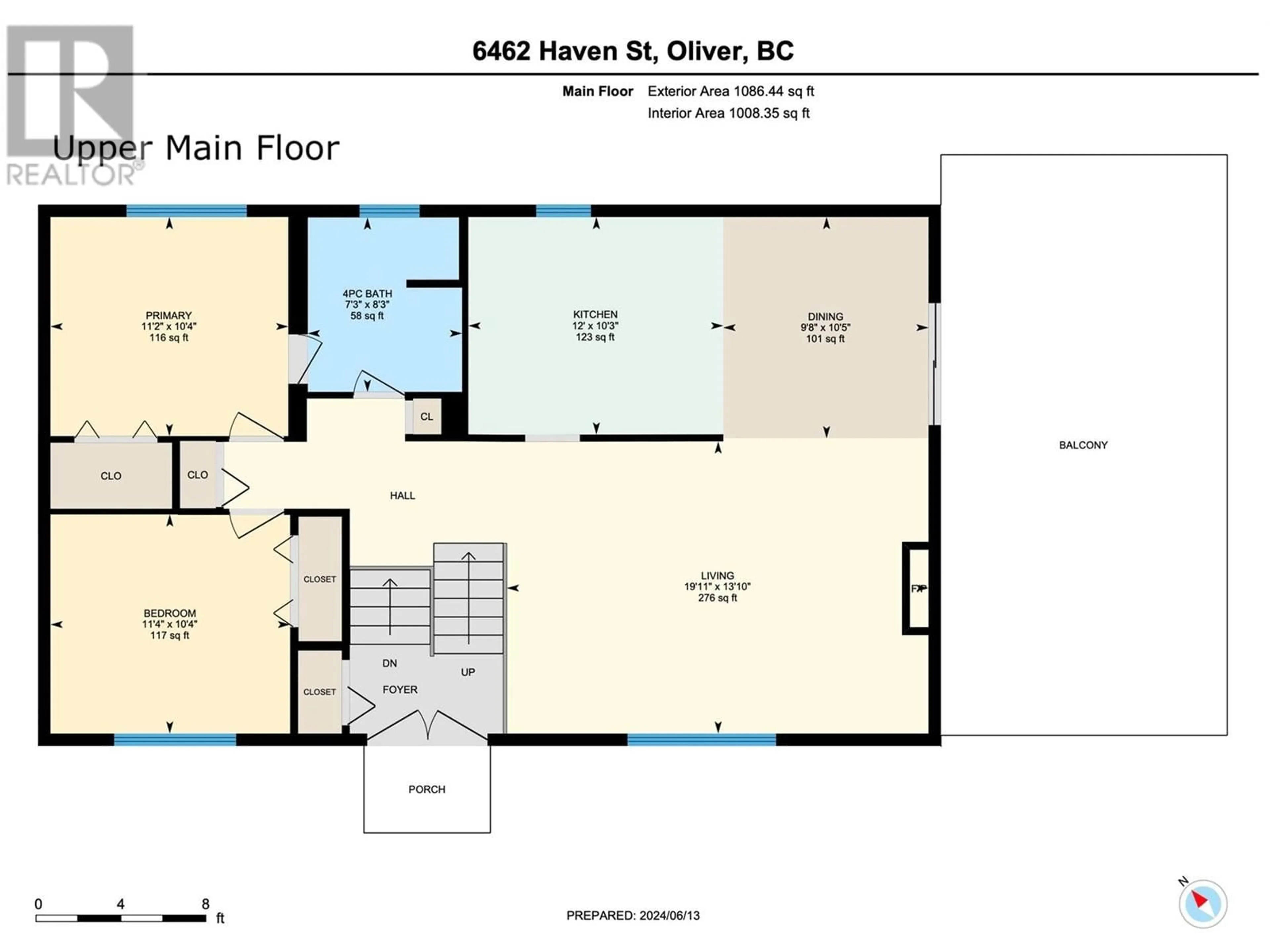 Floor plan for 6462 HAVEN STREET, Oliver British Columbia V0H1T0