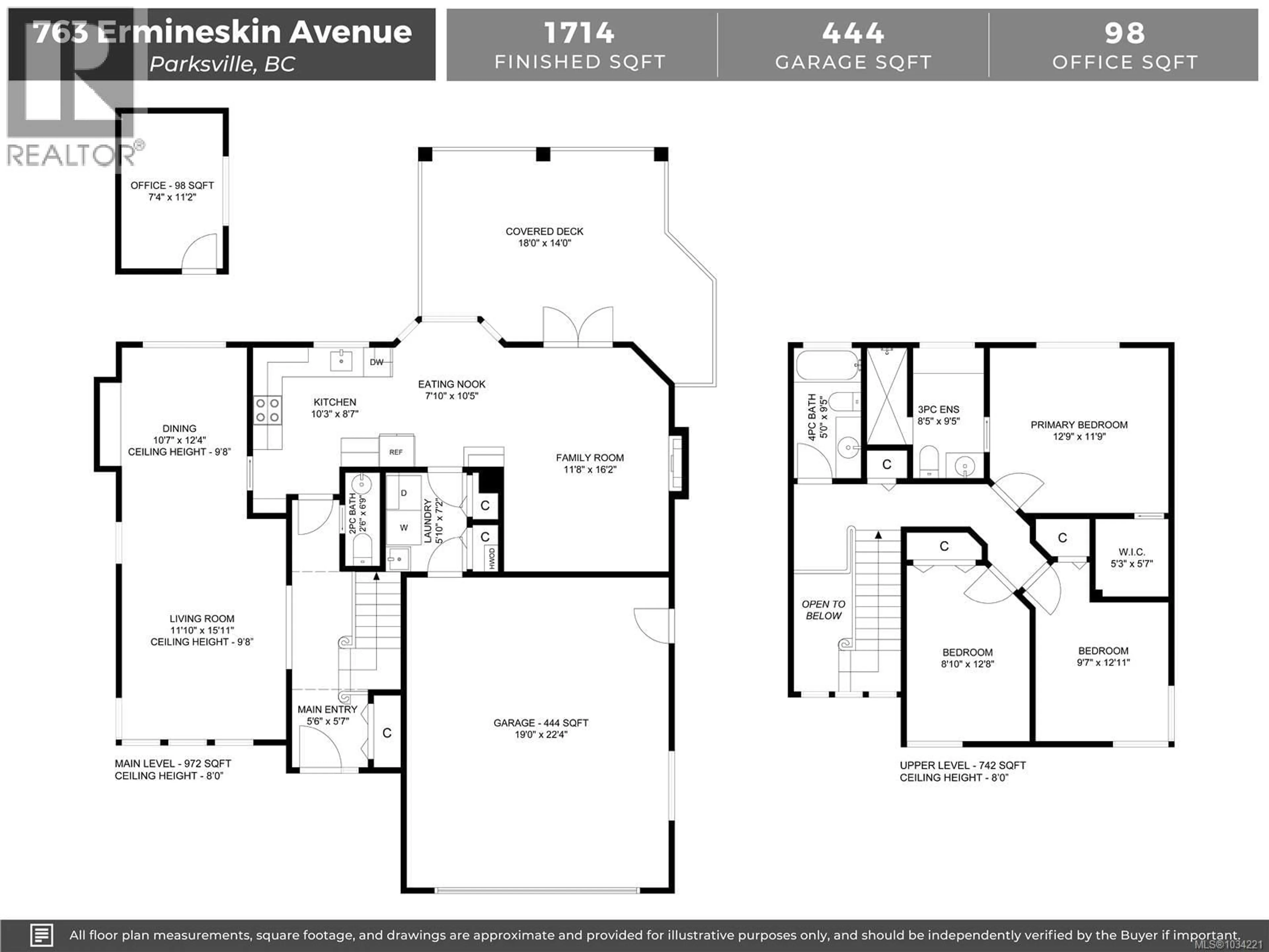 Floor plan for 763 ERMINESKIN AVENUE, Parksville British Columbia V9P2L5