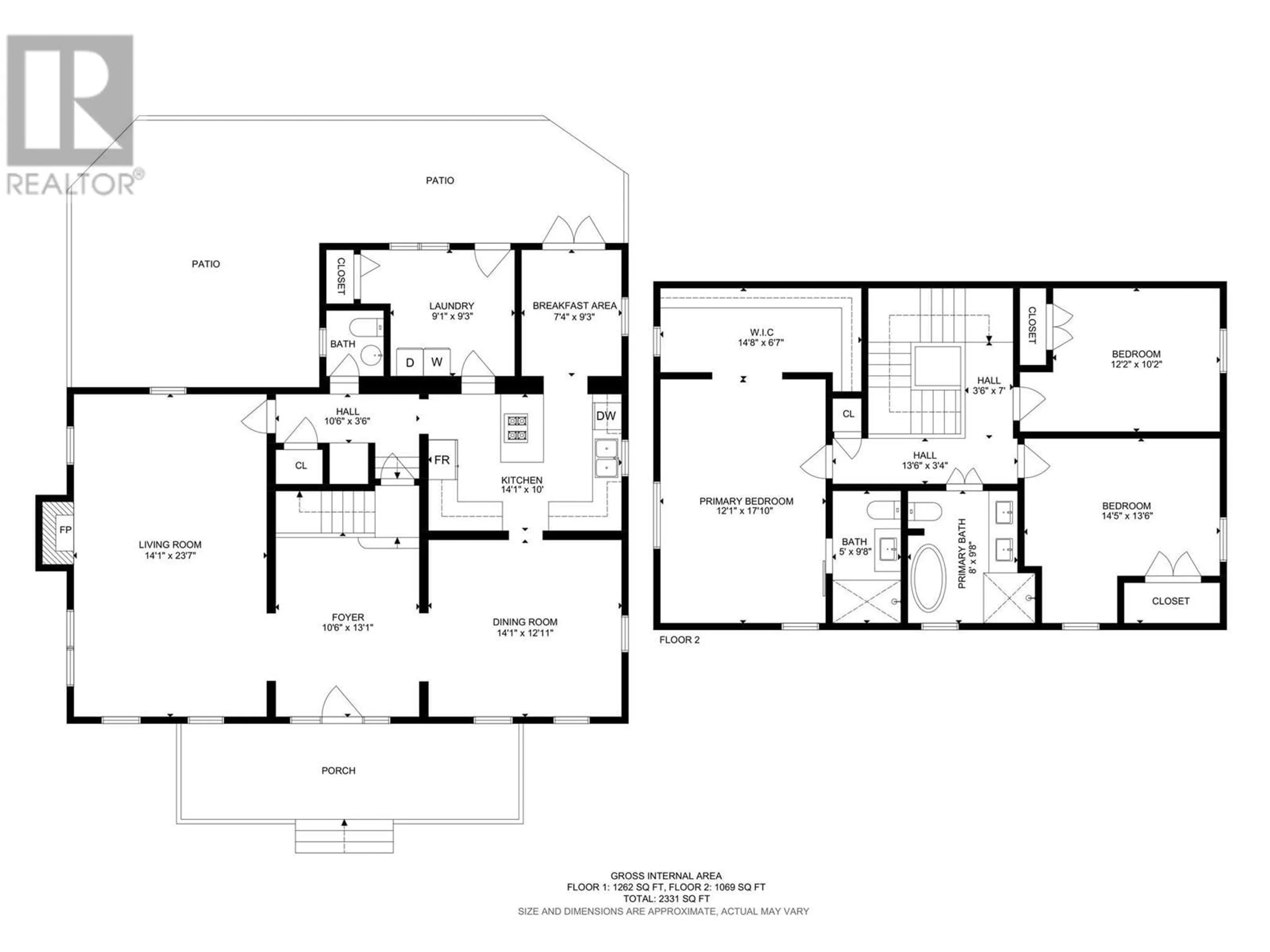 Floor plan for 1001 LAWRENCE AVENUE, Kelowna British Columbia V1Y6M3
