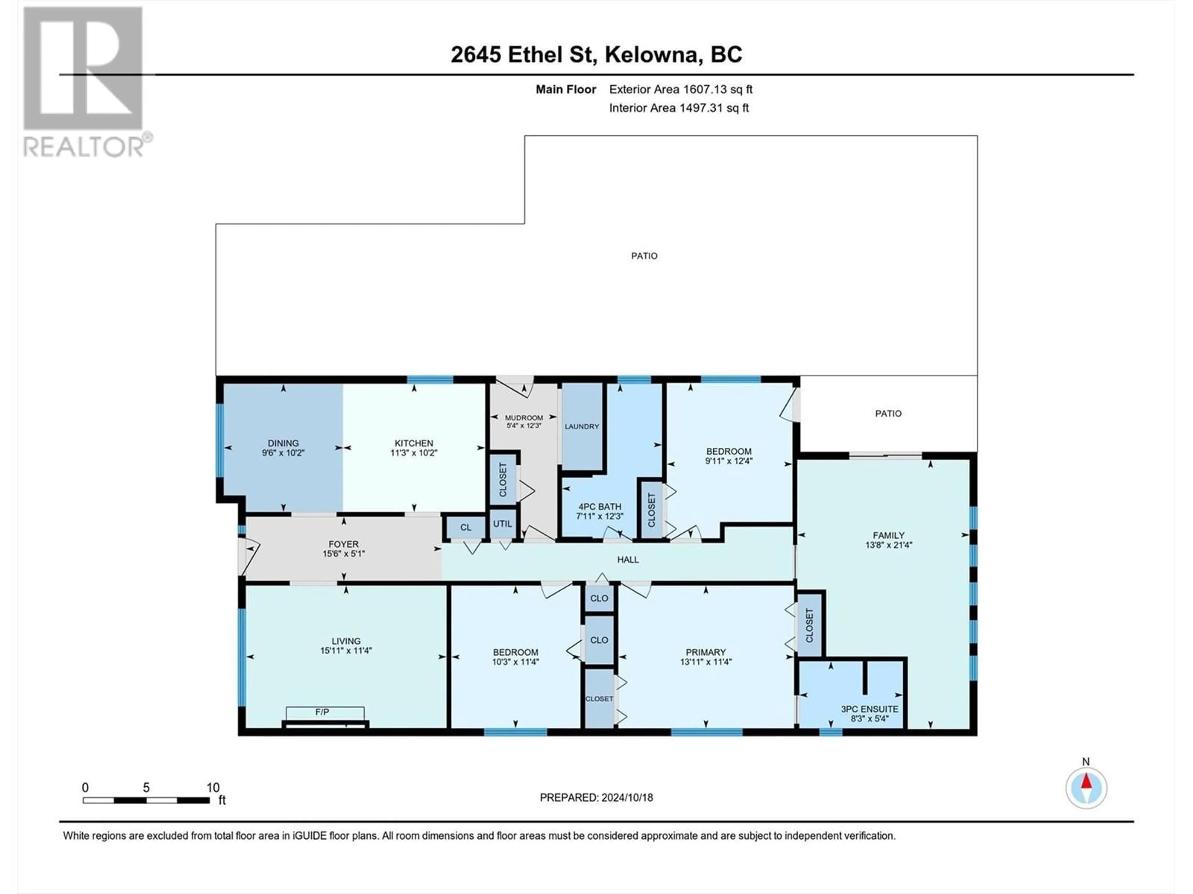 Floor plan for 2645 ETHEL STREET, Kelowna British Columbia V1Y8C4
